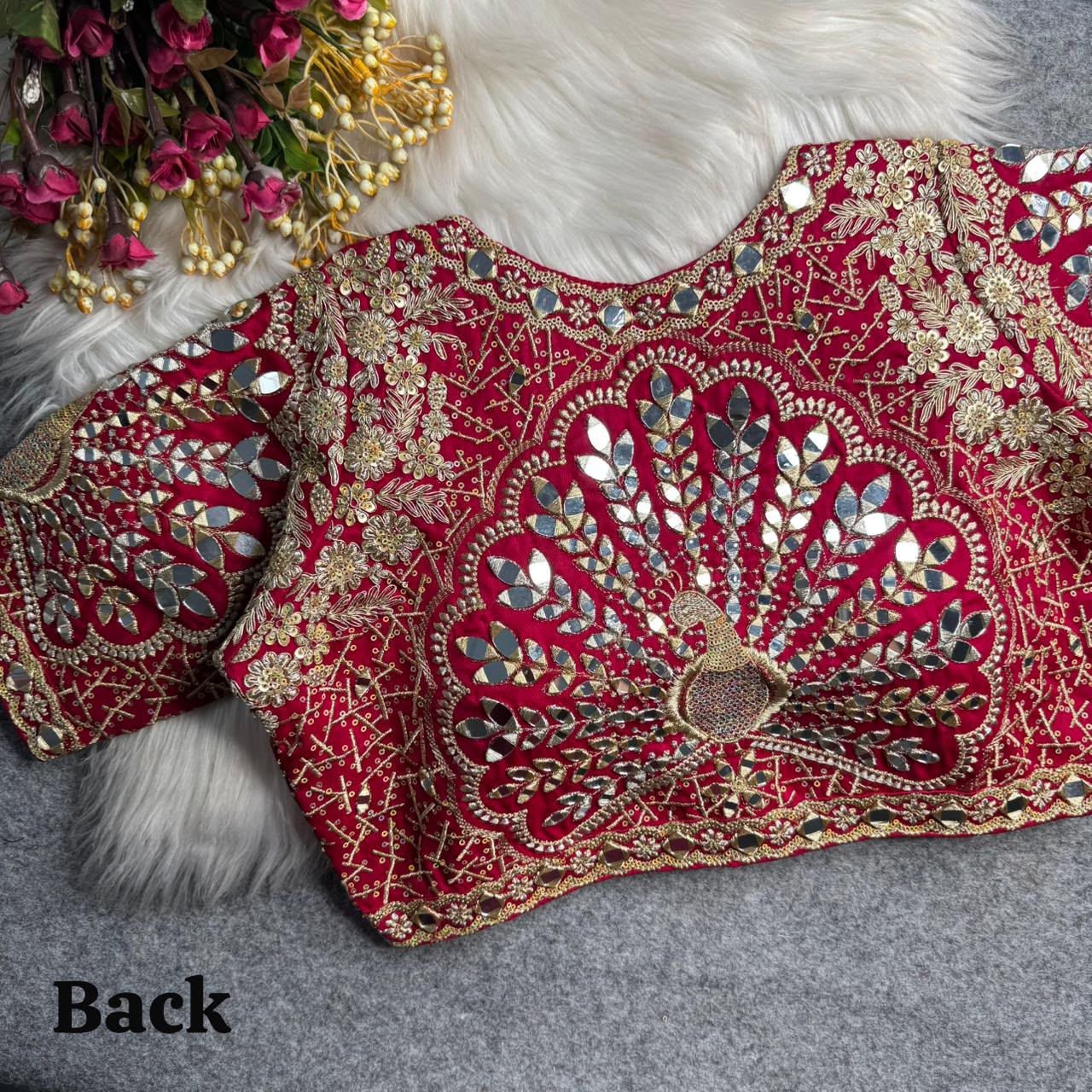 3 D Peacock Pure Blouse - view 10