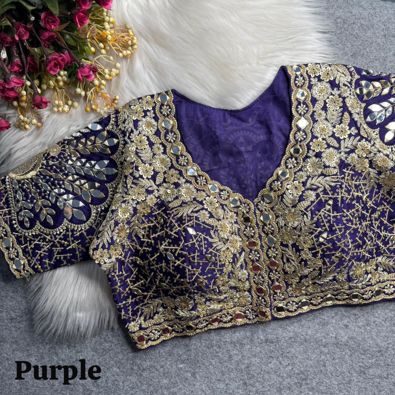 3 D Peacock Pure Blouse - view 5