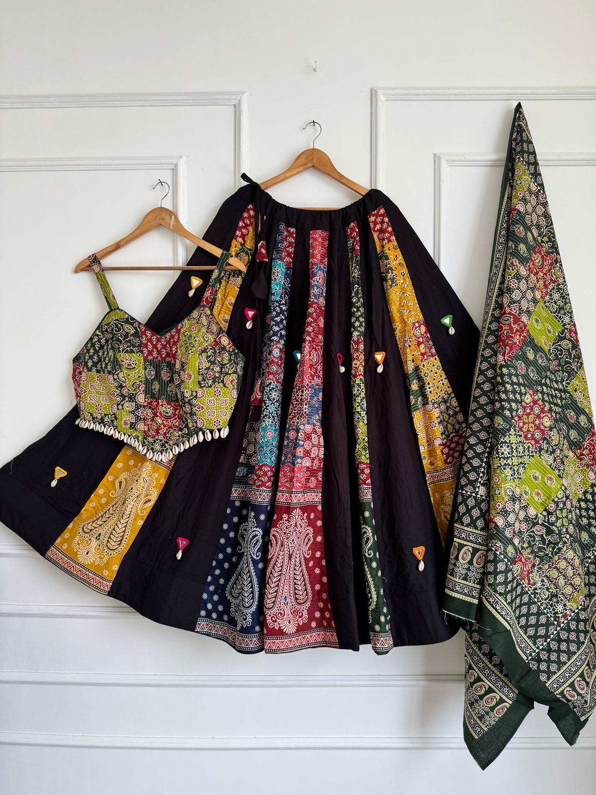Ajrakh Cotton Lehenga Choli - view 2