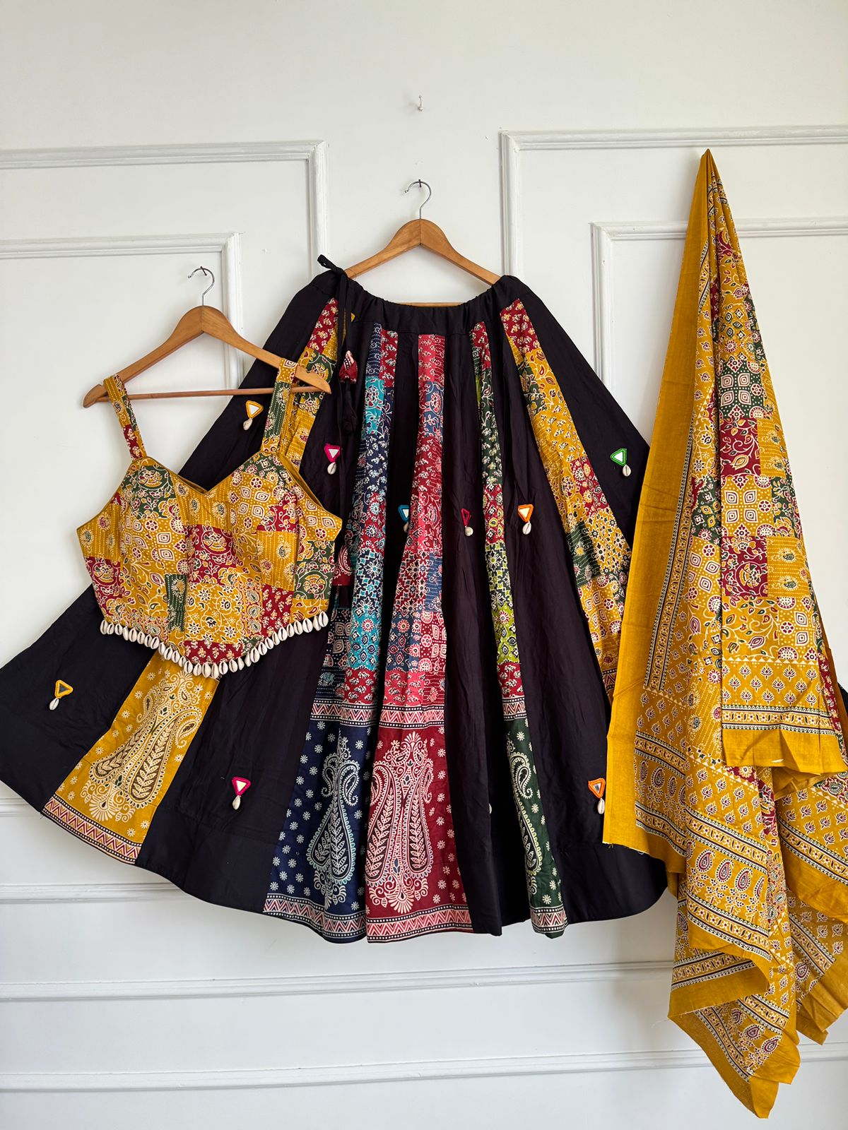 Ajrakh Cotton Lehenga Choli - view 3