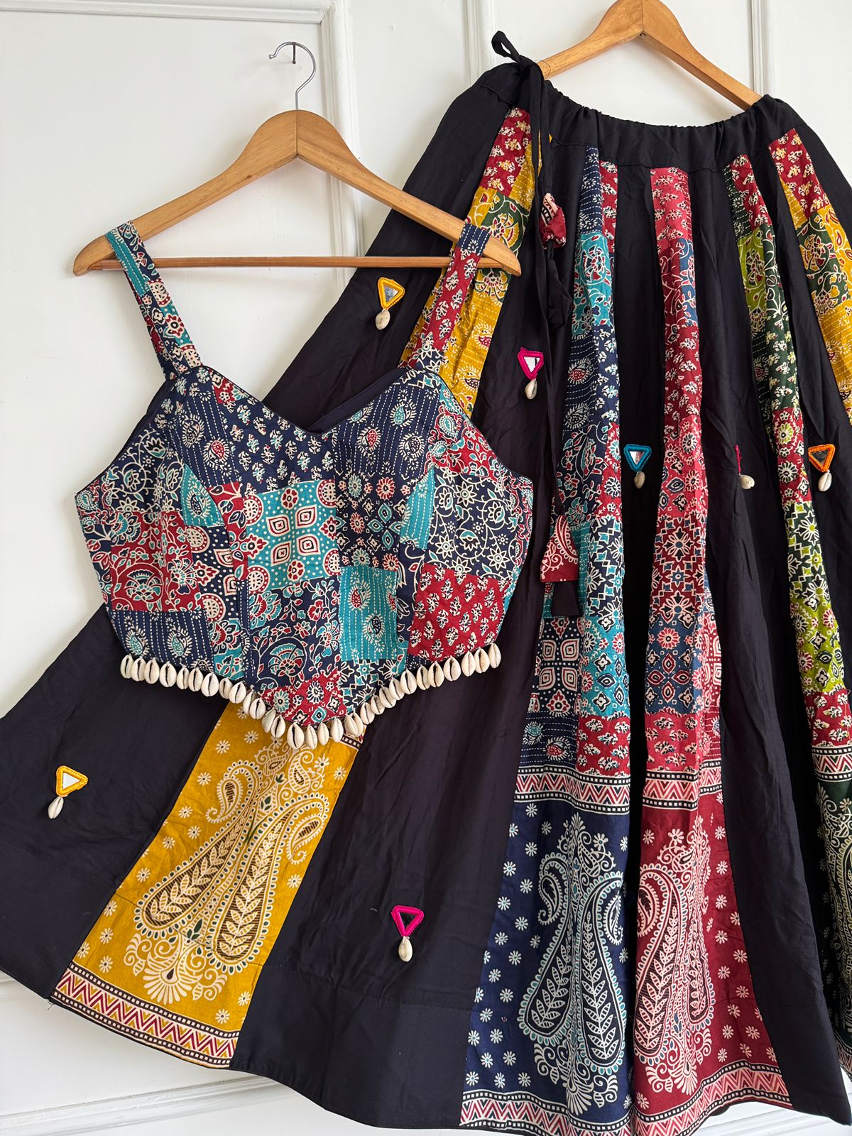 Ajrakh Cotton Lehenga Choli - view 4