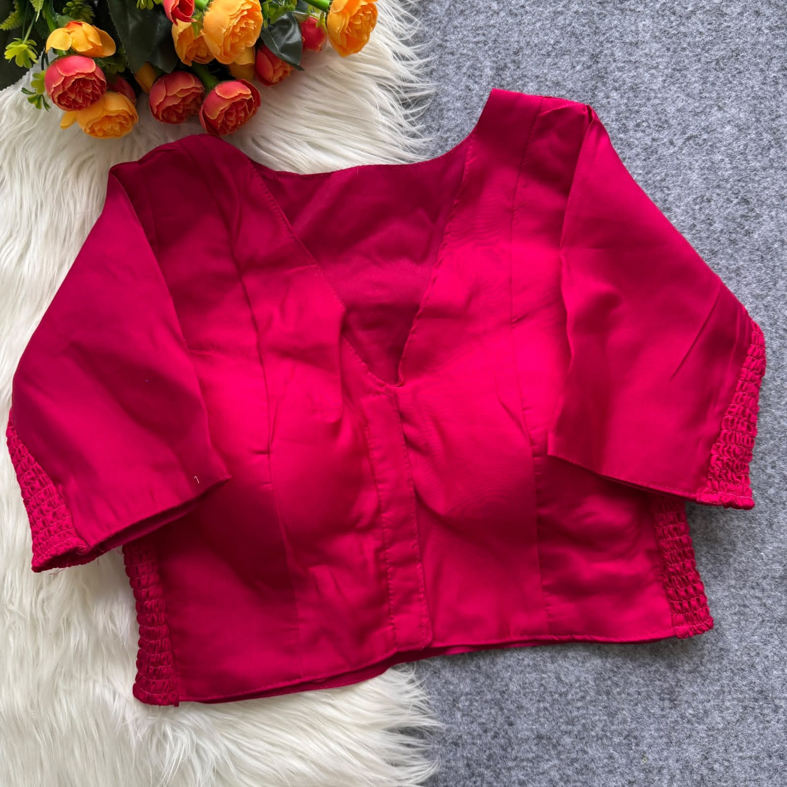 Design Number 2608 Pure Roman Silk Blouse - view 4