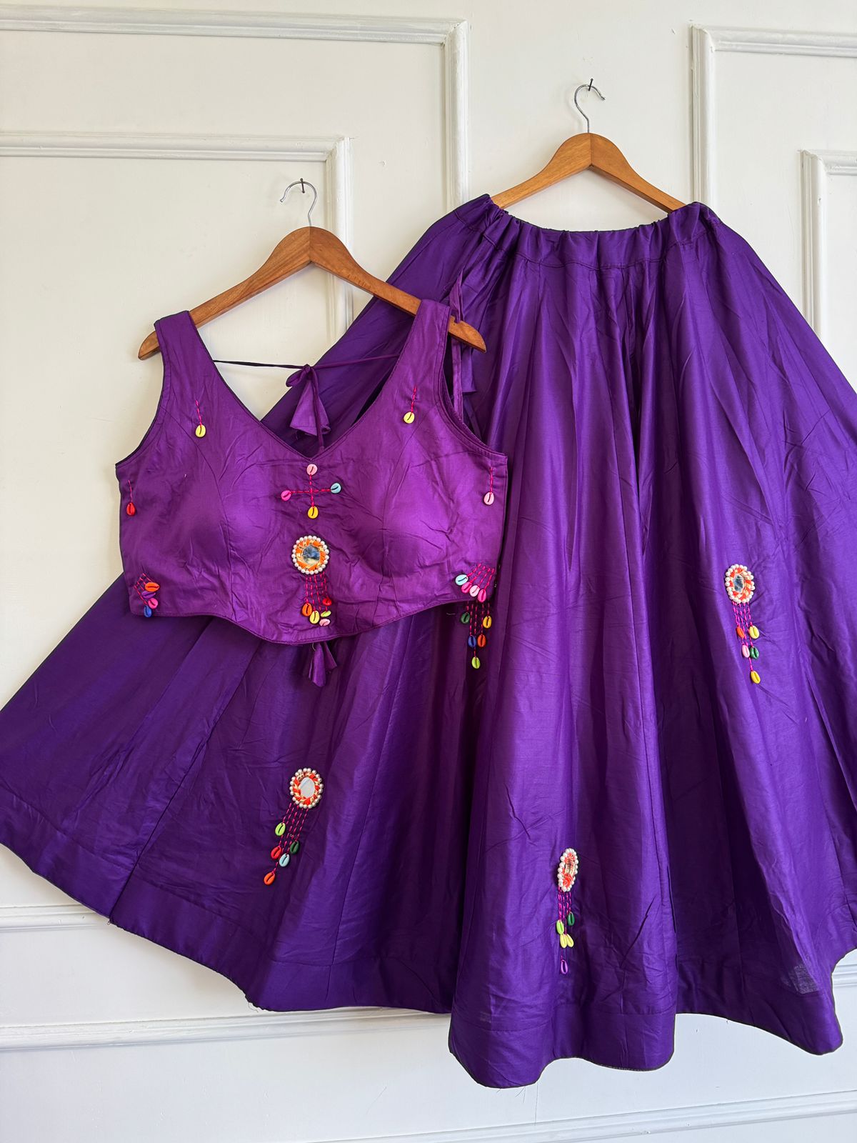 Design Number 2616 Slub Cotton Lehenga Choli - view 6