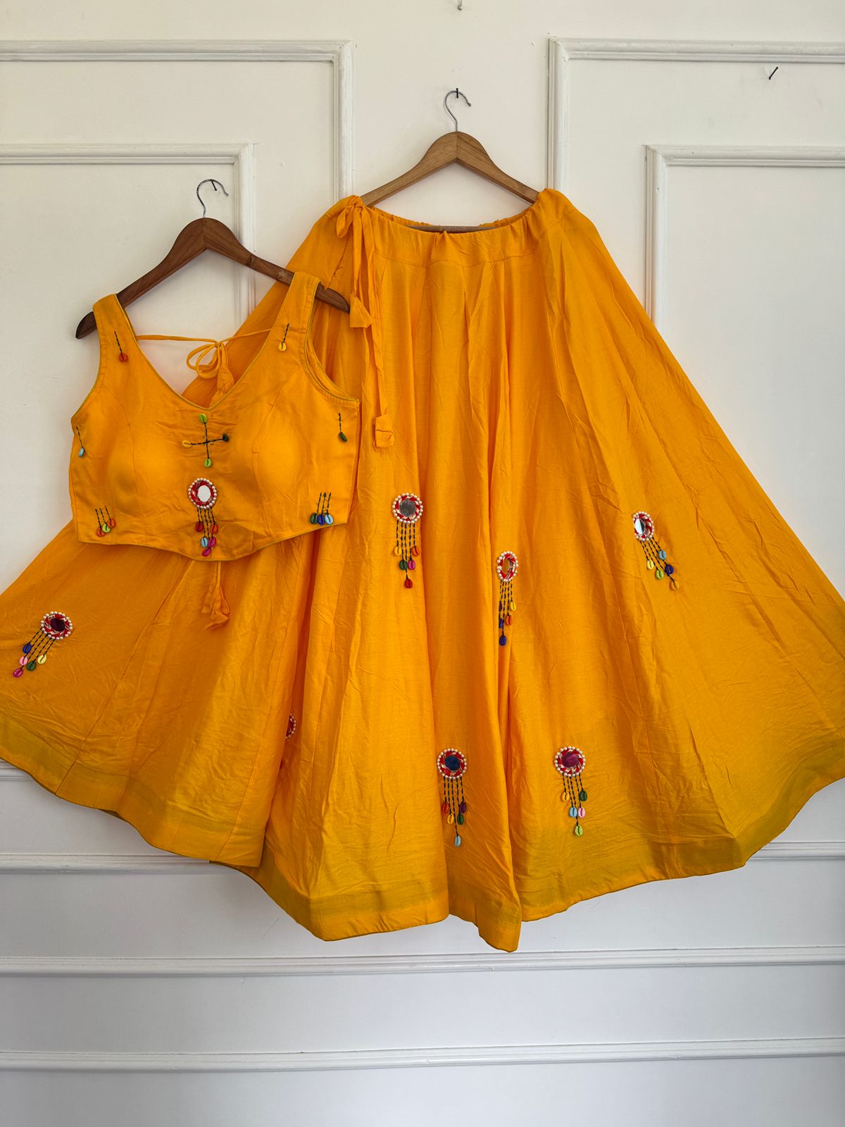 Design Number 2616 Slub Cotton Lehenga Choli - view 7