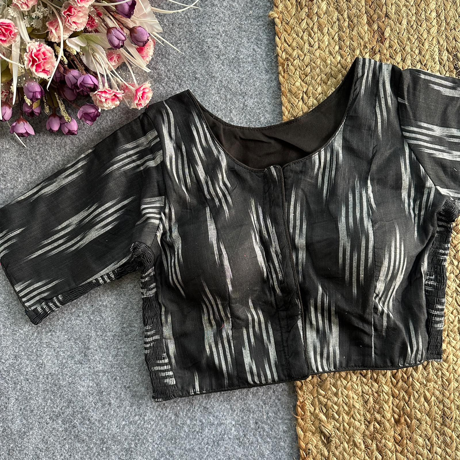 Ikkat Pure Ikkat Cotton Blouse
