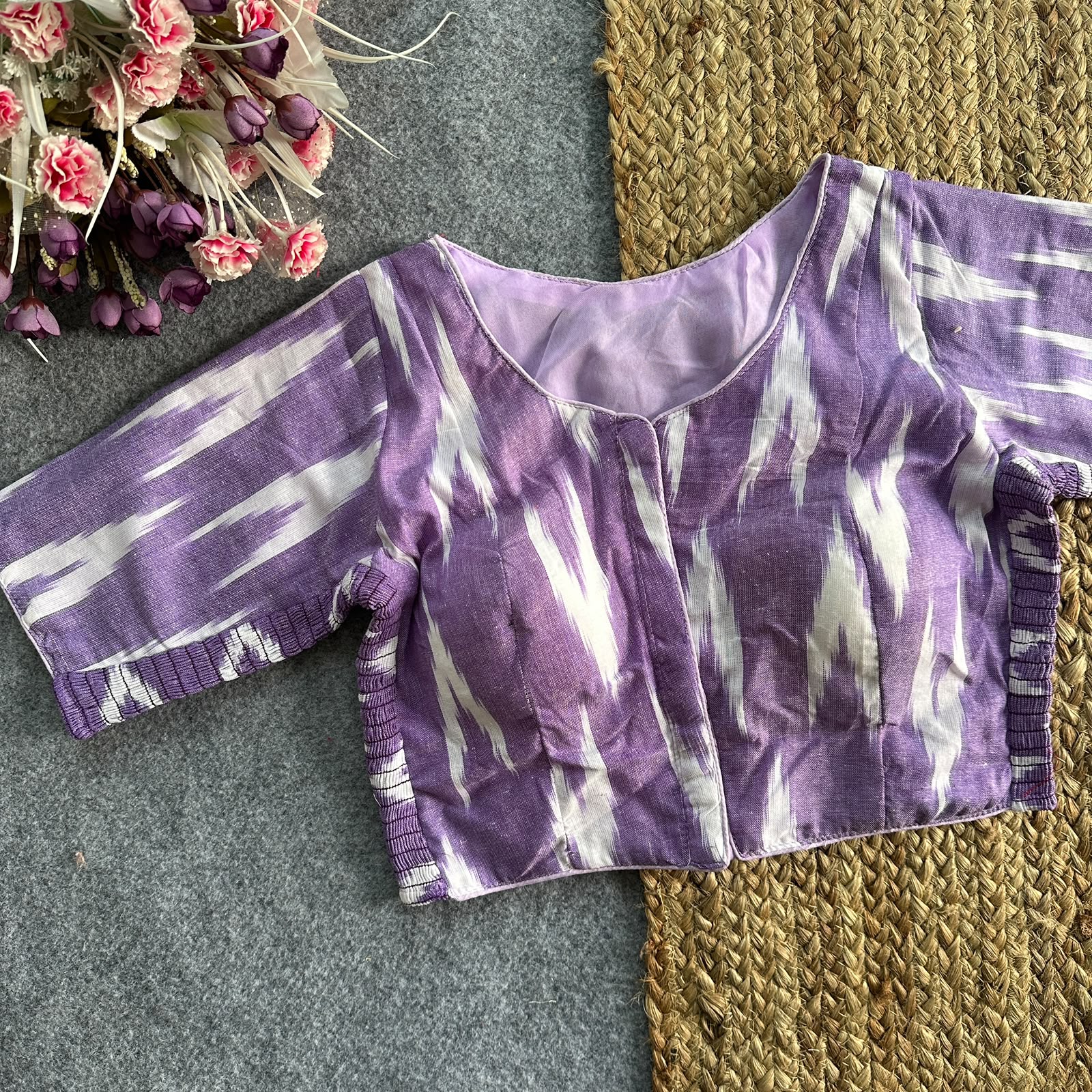 Ikkat Pure Ikkat Cotton Blouse - view 3