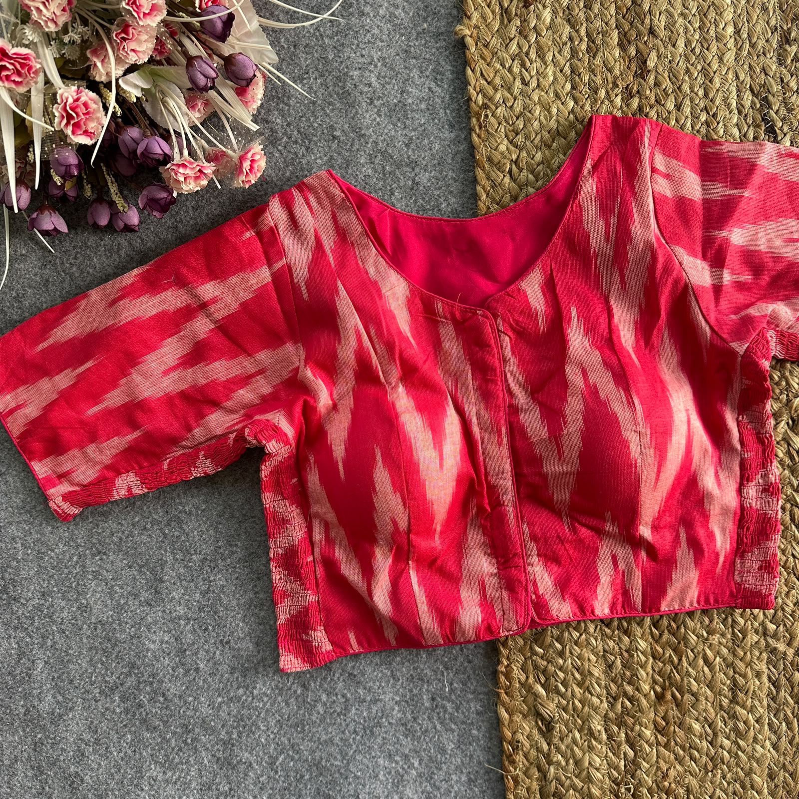 Ikkat Pure Ikkat Cotton Blouse - view 4