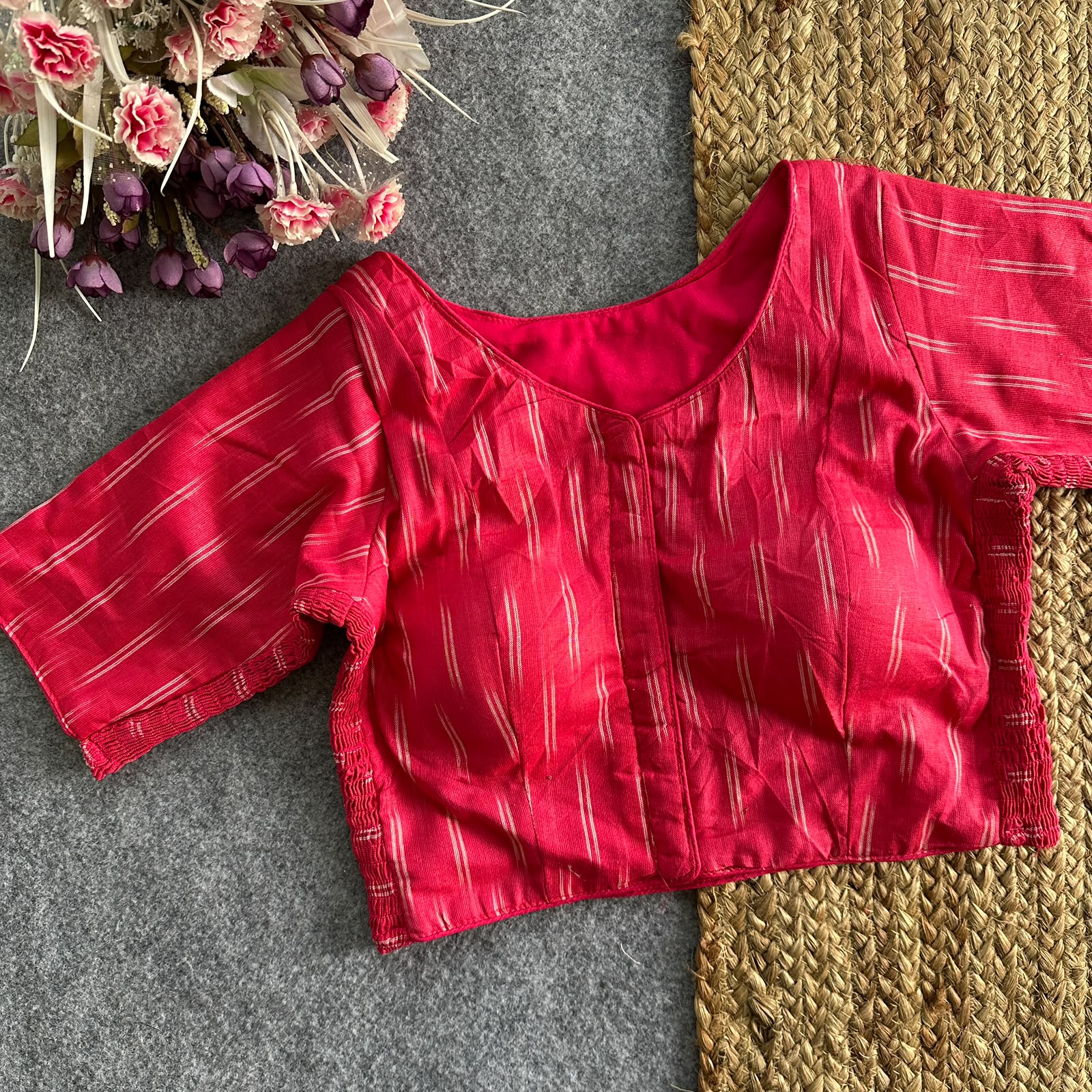 Ikkat Pure Ikkat Cotton Blouse - view 5