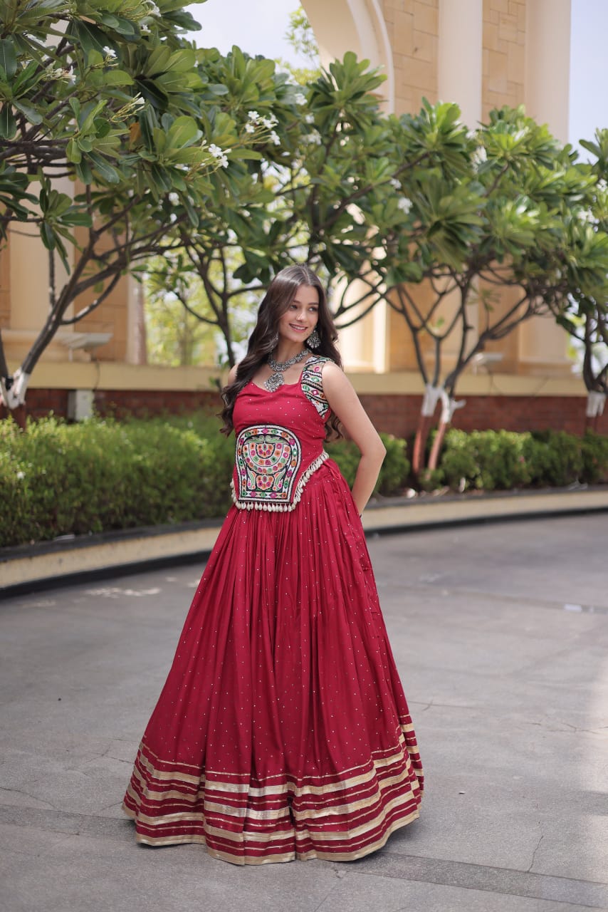 LW 7183 14 Kg Reyon Lehenga Choli - view 2