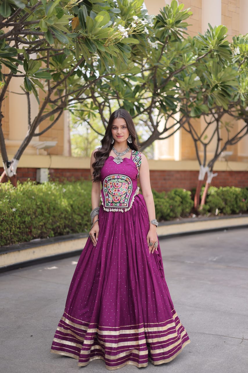 LW 7183 14 Kg Reyon Lehenga Choli - view 6