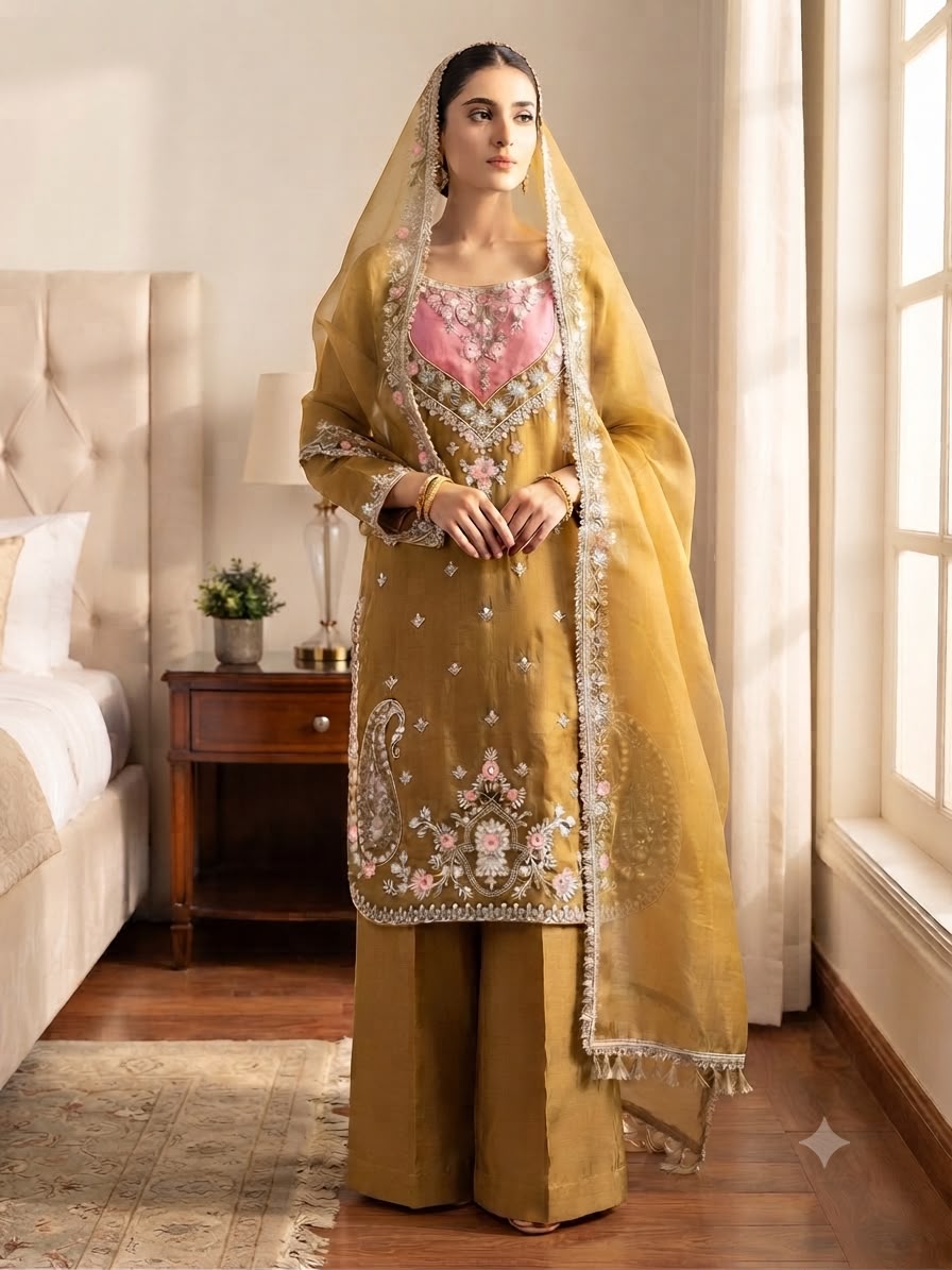 SRK 5369 Nc Moss Readymade Dress - view 2