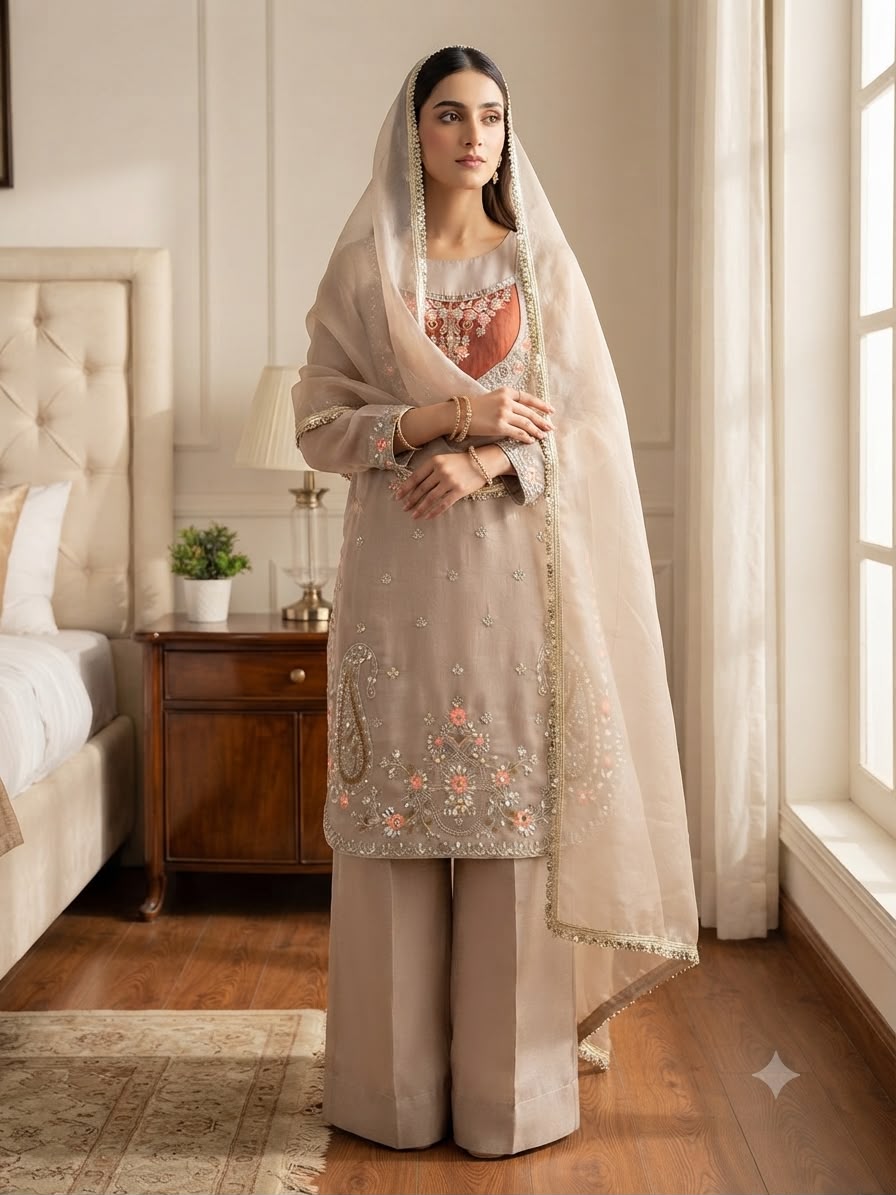 SRK 5369 Nc Moss Readymade Dress - view 3
