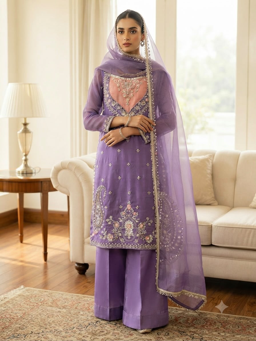 SRK 5369 Nc Moss Readymade Dress - view 4