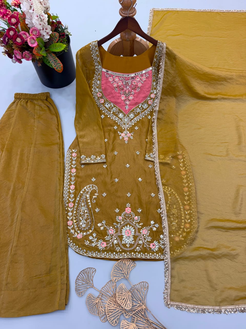 SRK 5369 Nc Moss Readymade Dress - view 8