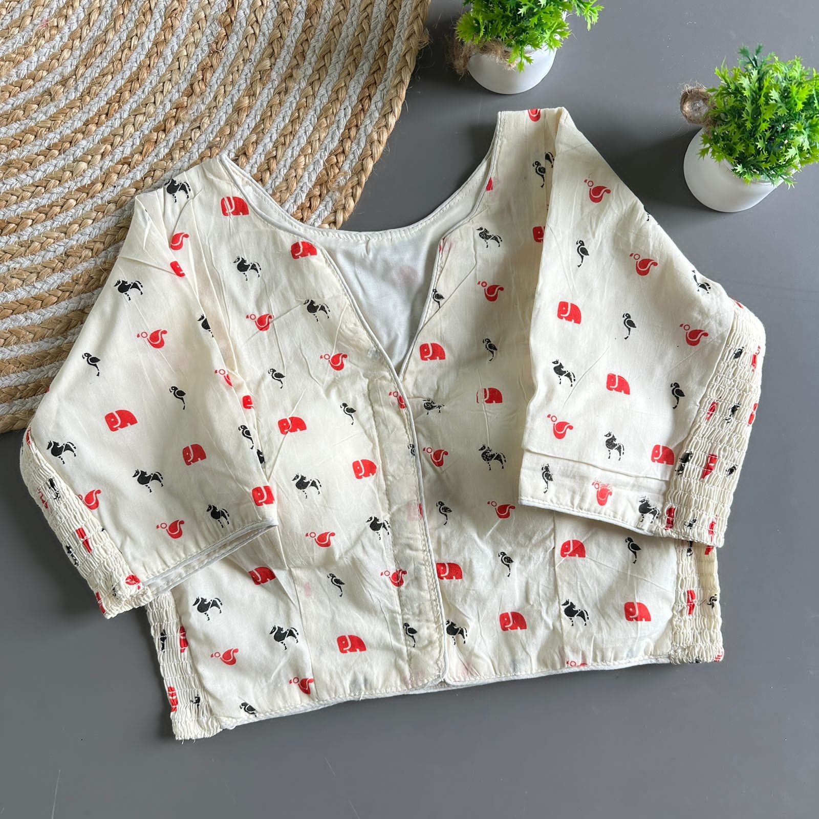 Trading Cotton Pure Cotton Block Blouse - view 10