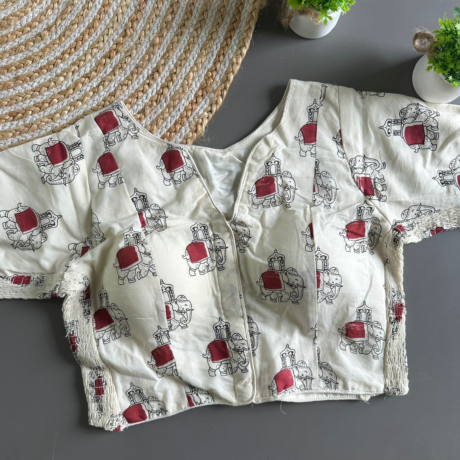 Trading Cotton Pure Cotton Block Blouse - view 2