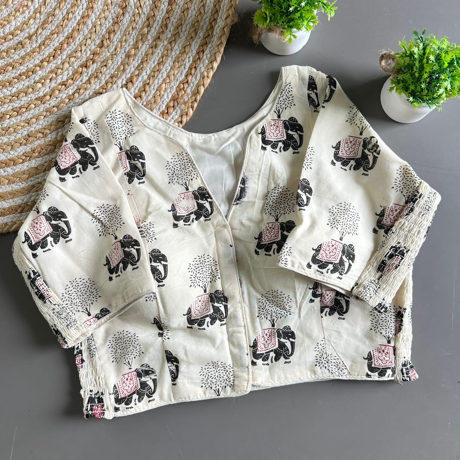 Trading Cotton Pure Cotton Block Blouse - view 5