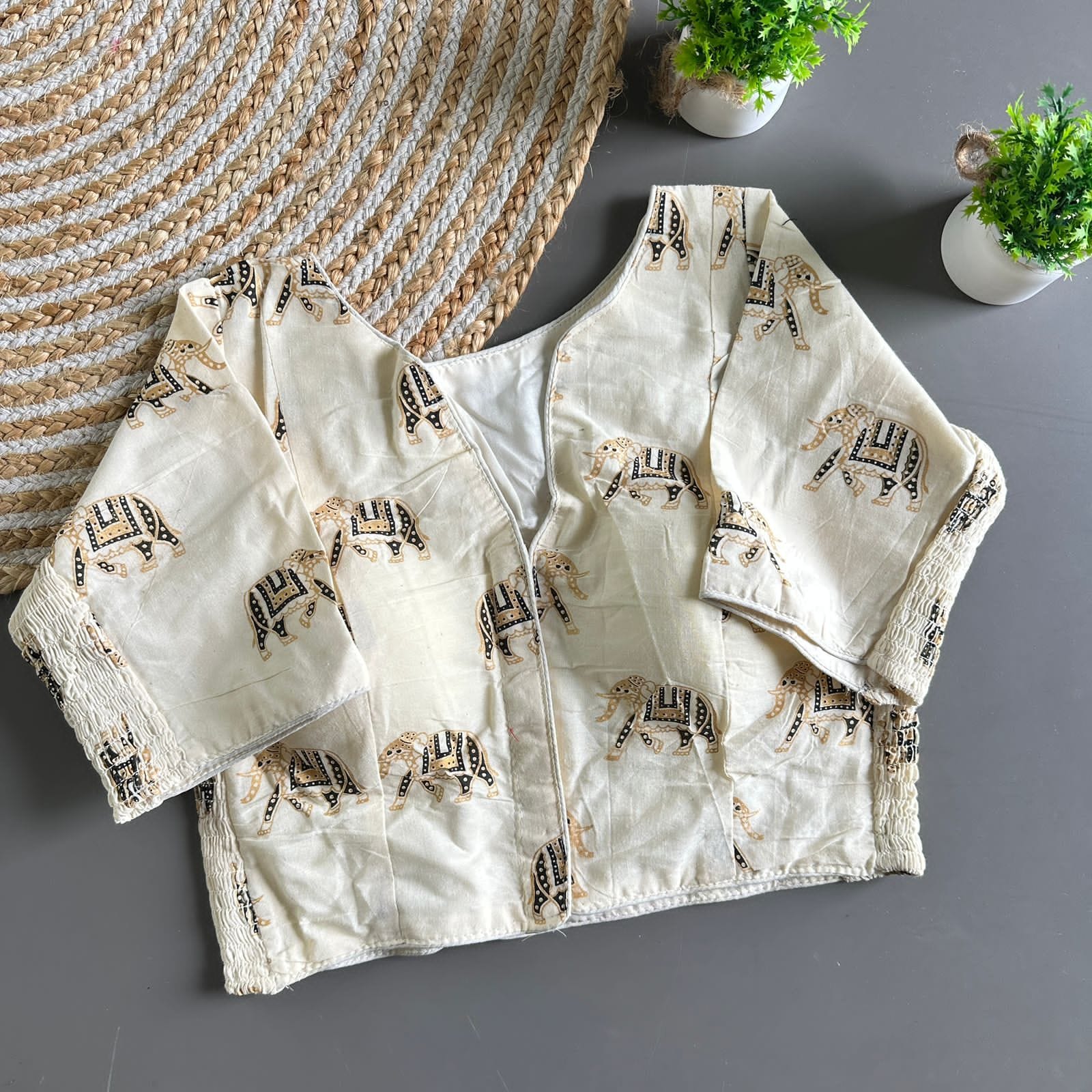 Trading Cotton Pure Cotton Block Blouse - view 8