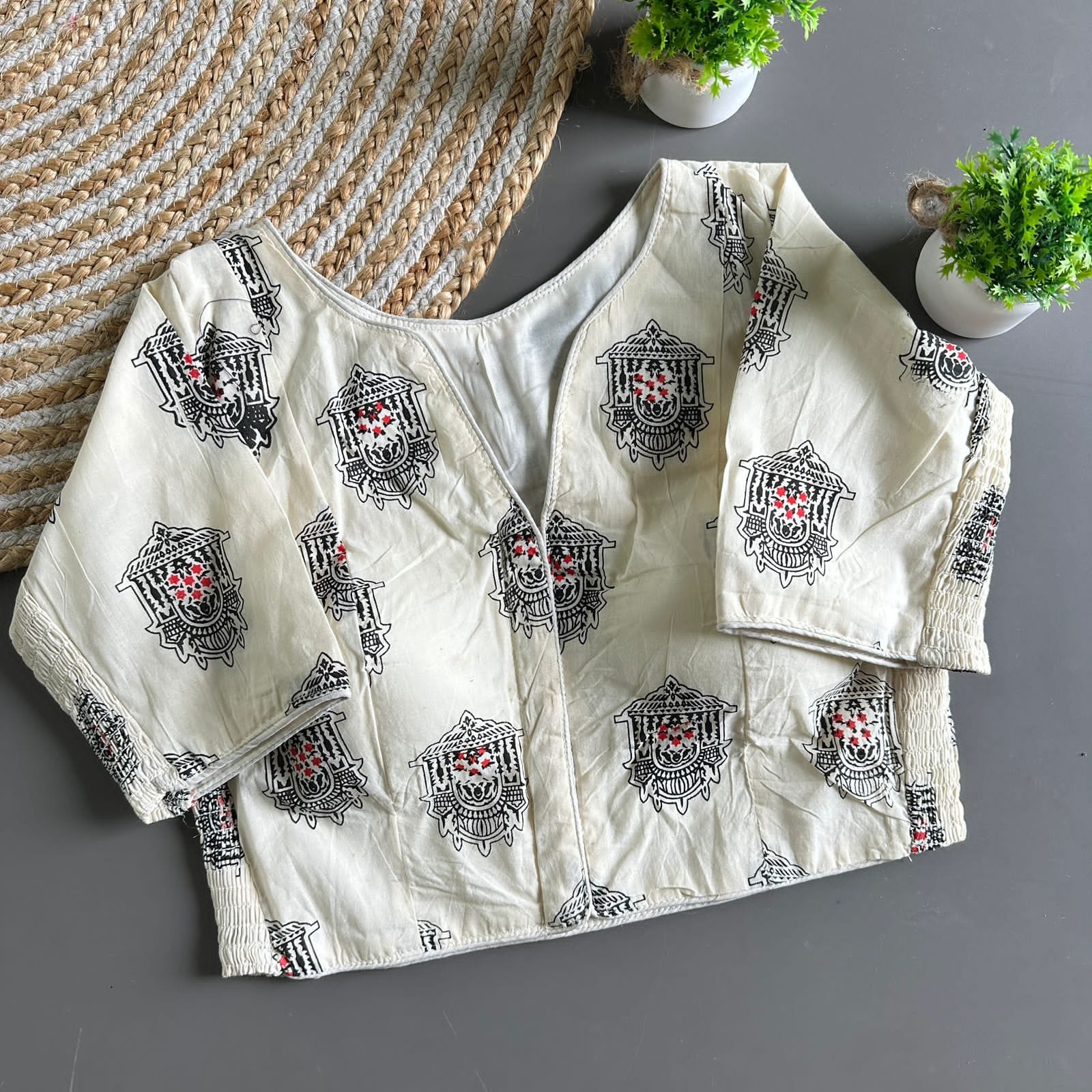 Trading Cotton Pure Cotton Block Blouse - view 9