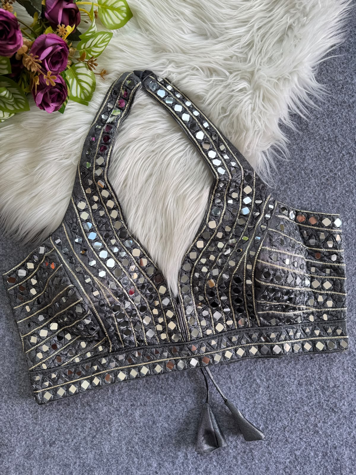 2026 Navratri South Silk Blouse - view 2