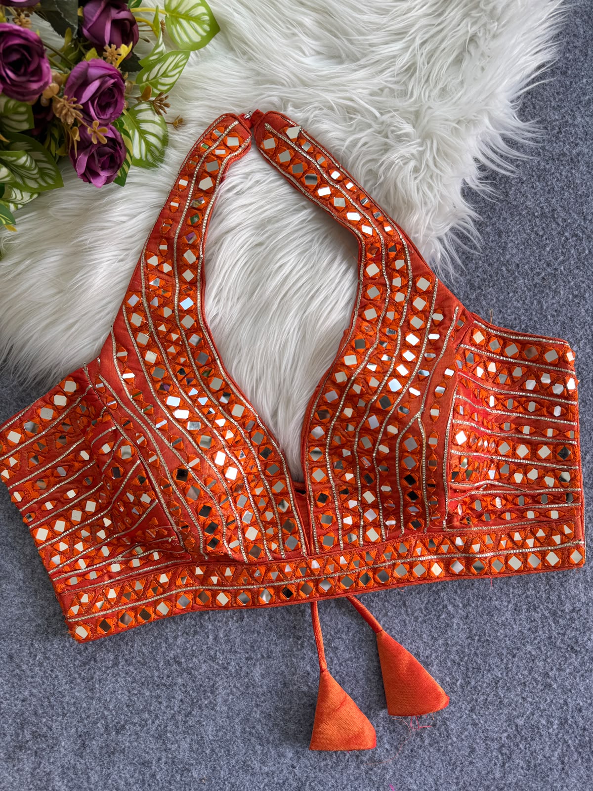2026 Navratri South Silk Blouse - view 3
