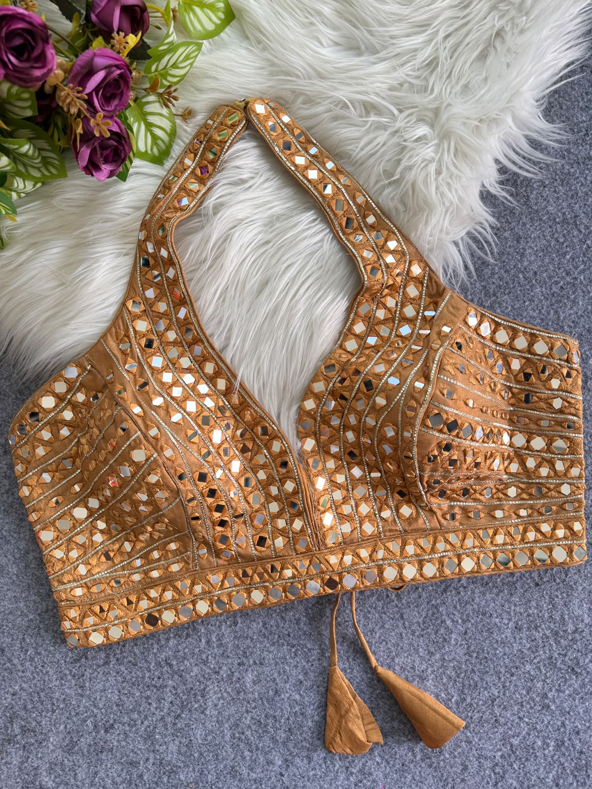 2026 Navratri South Silk Blouse - view 4