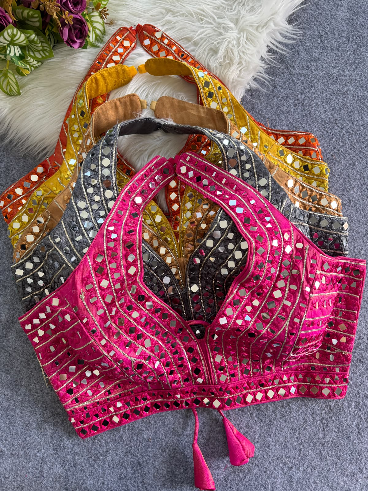 2026 Navratri South Silk Blouse - view 5