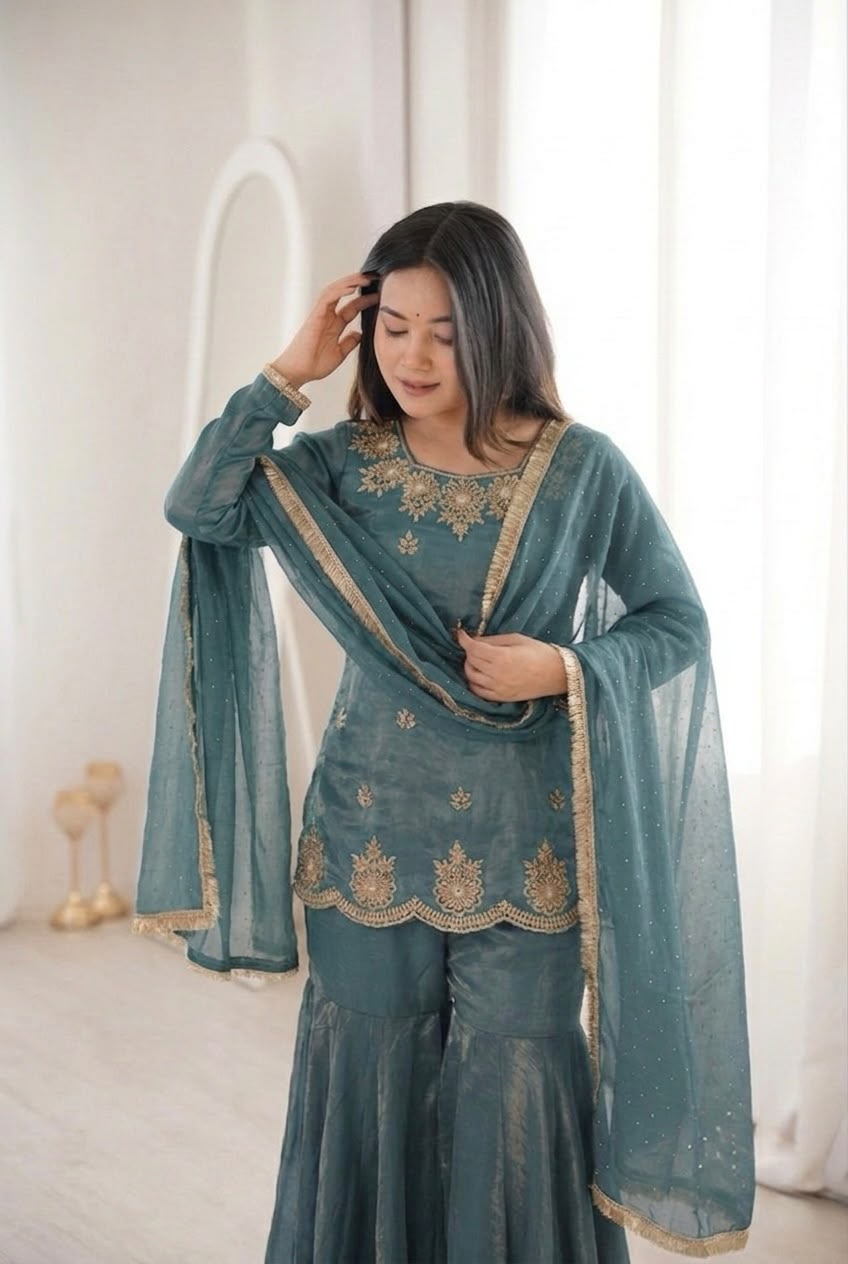 ZSR 3166 Fendy Silk Readymade Dress - view 3
