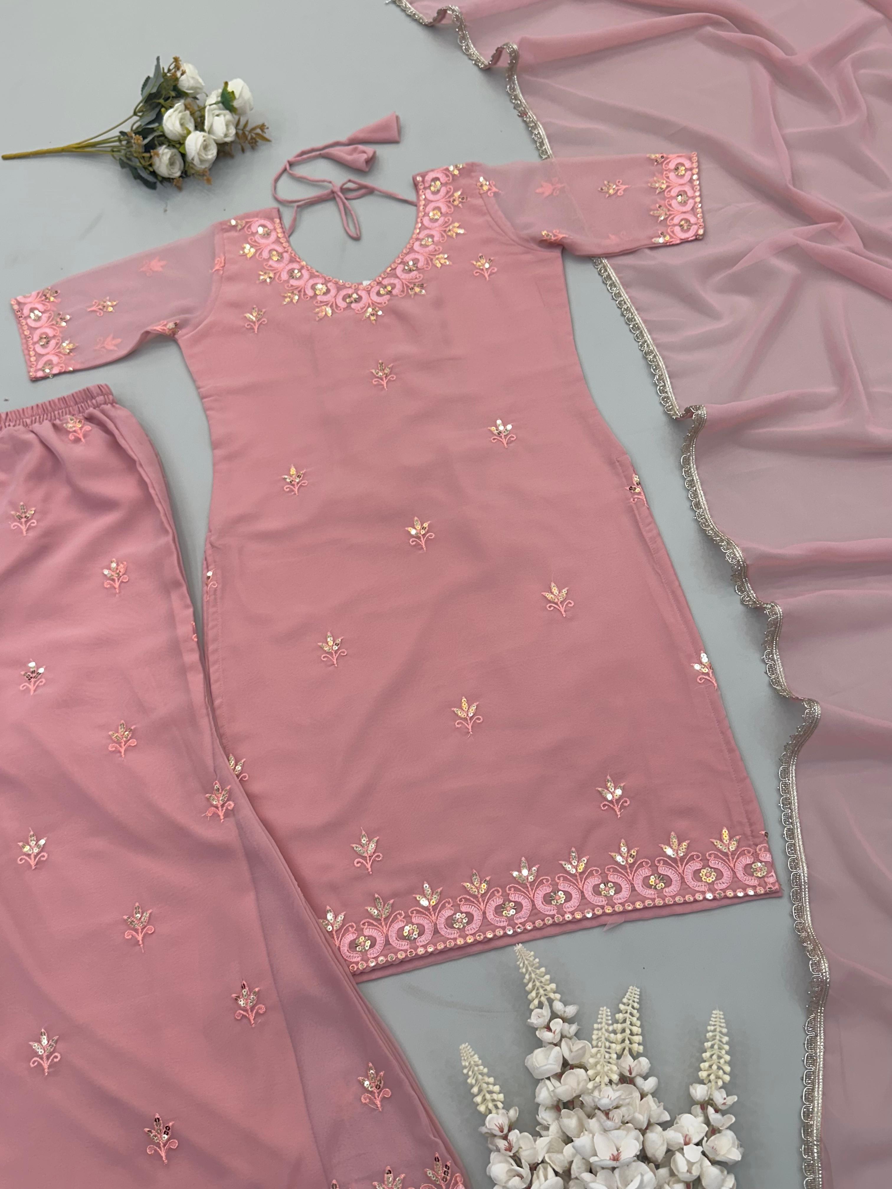 ZSR 3174 Fox Georgette Readymade Dress - view 3