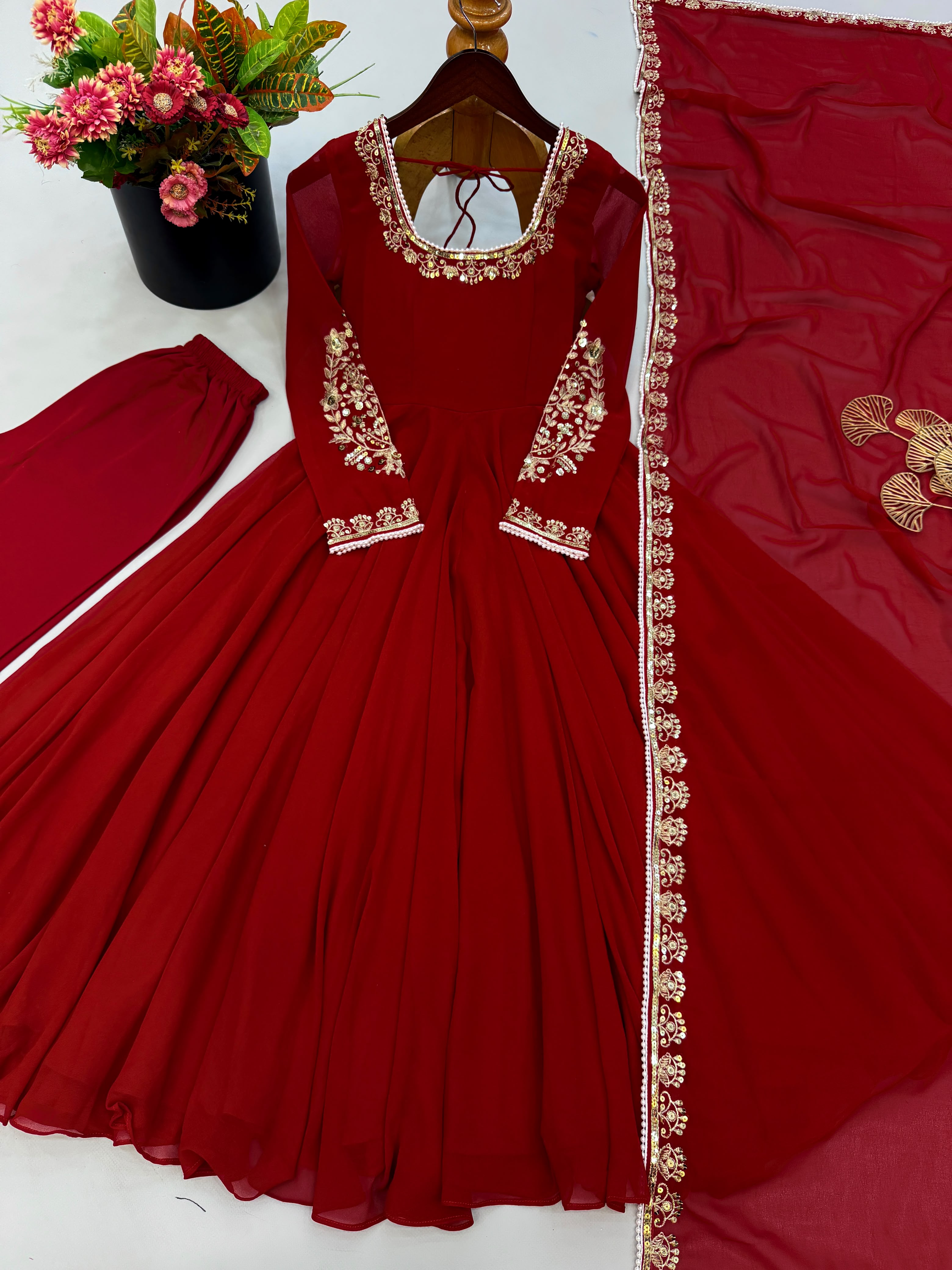 ZSR 3191 Fox Georgette Readymade Dress - view 2