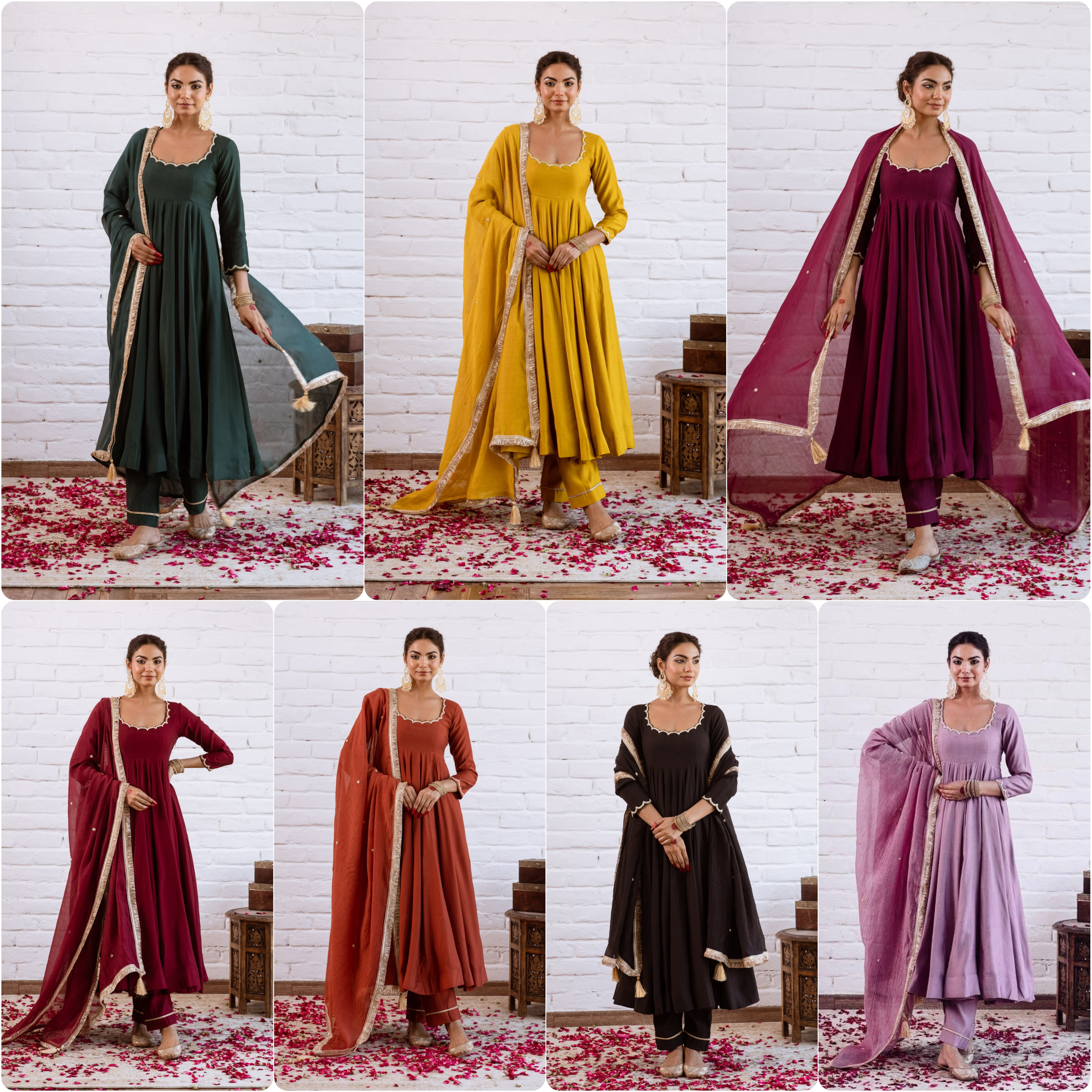 SRK 5324 Vichitra Silk Gown - view 7