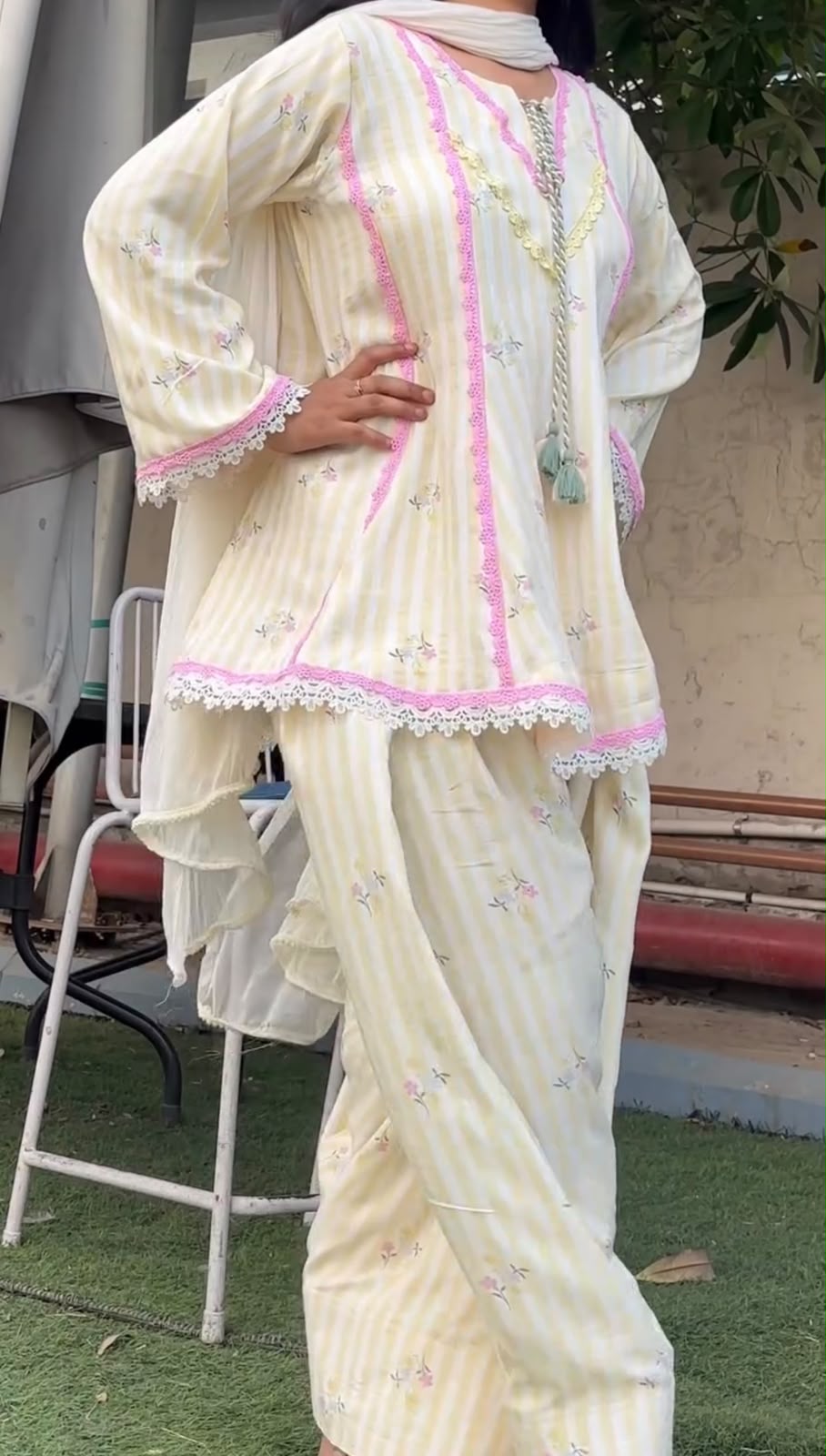 SRK 5356 Crepe Readymade Dress - view 2