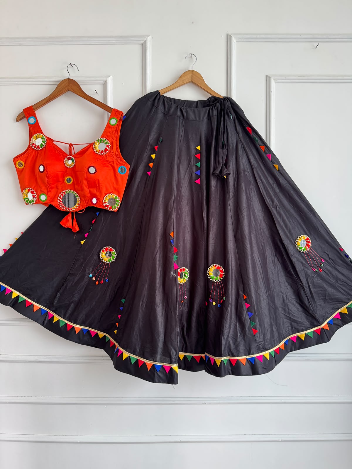Chaniya Choli Slub Cotton Lehenga Choli - view 12