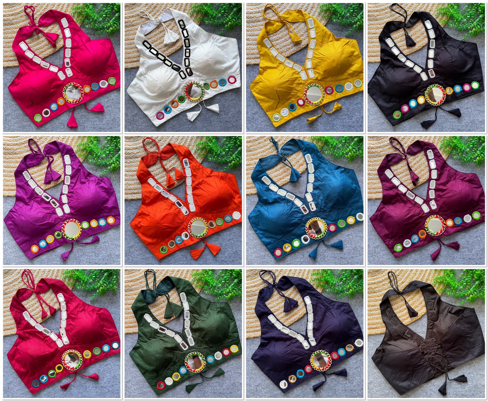 Collor Neck Blouses Pure Cotton - view 10