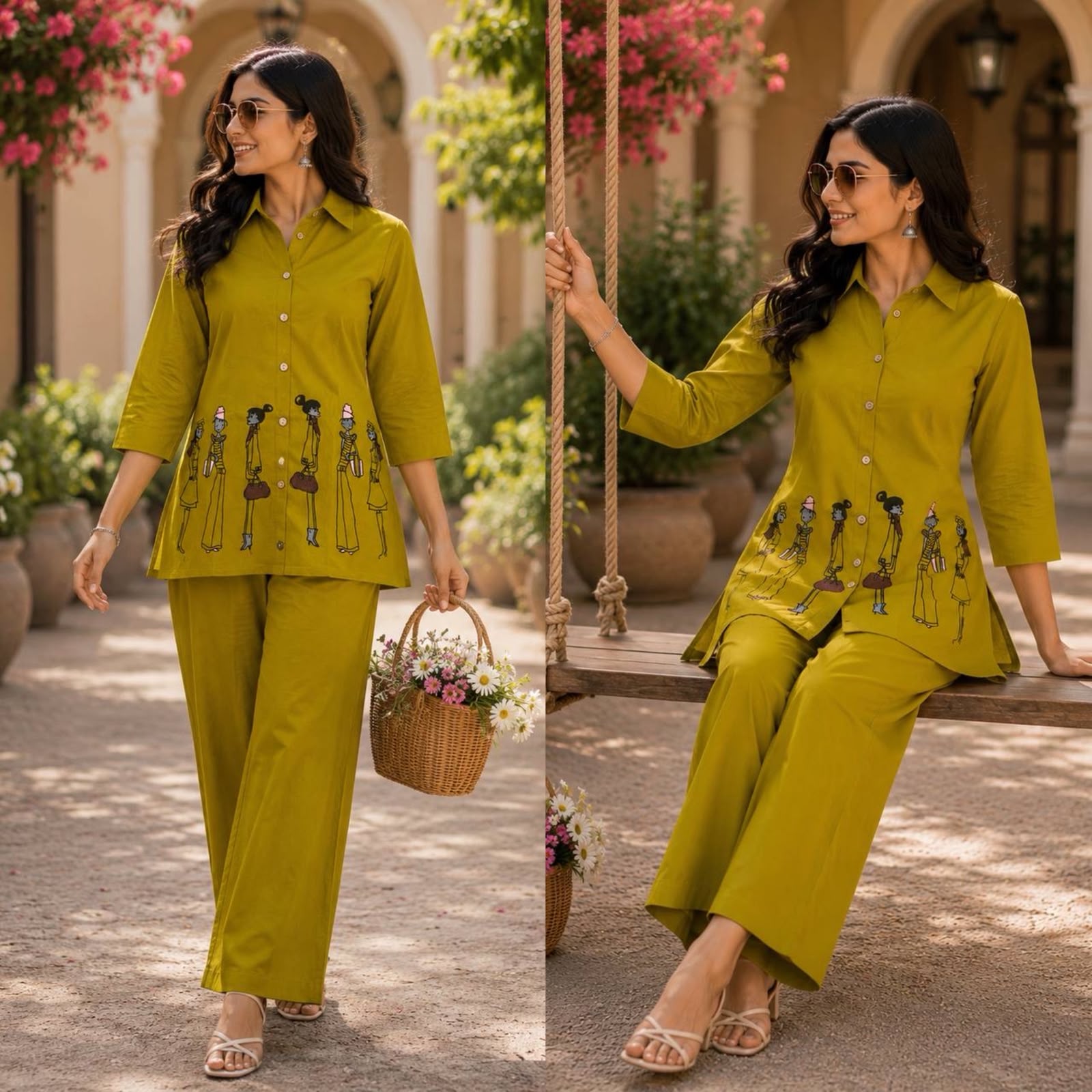 FVD Taj Vol 2 Dhabu Cotton Kurti Pant Set - view 4