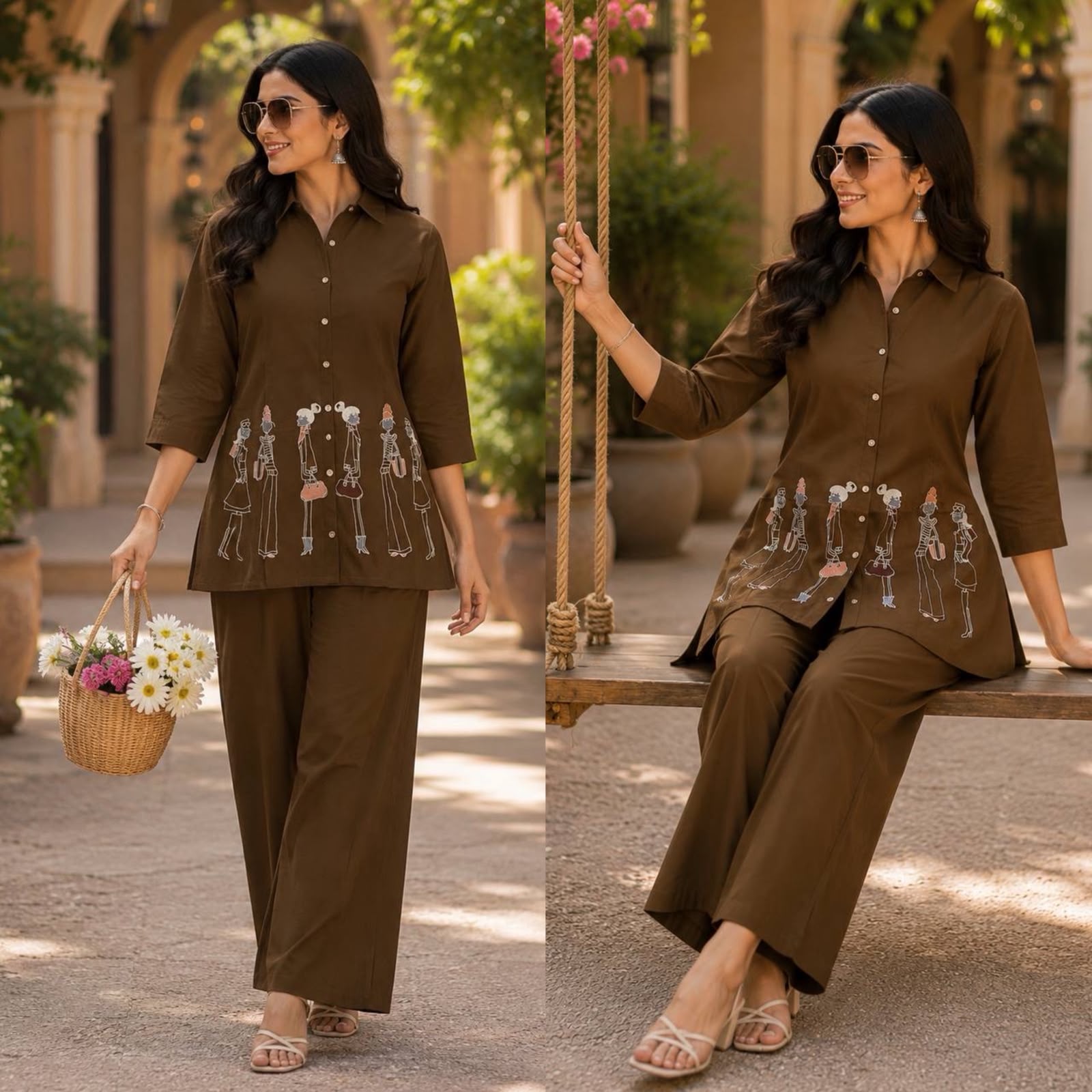 FVD Taj Vol 2 Dhabu Cotton Kurti Pant Set - view 5