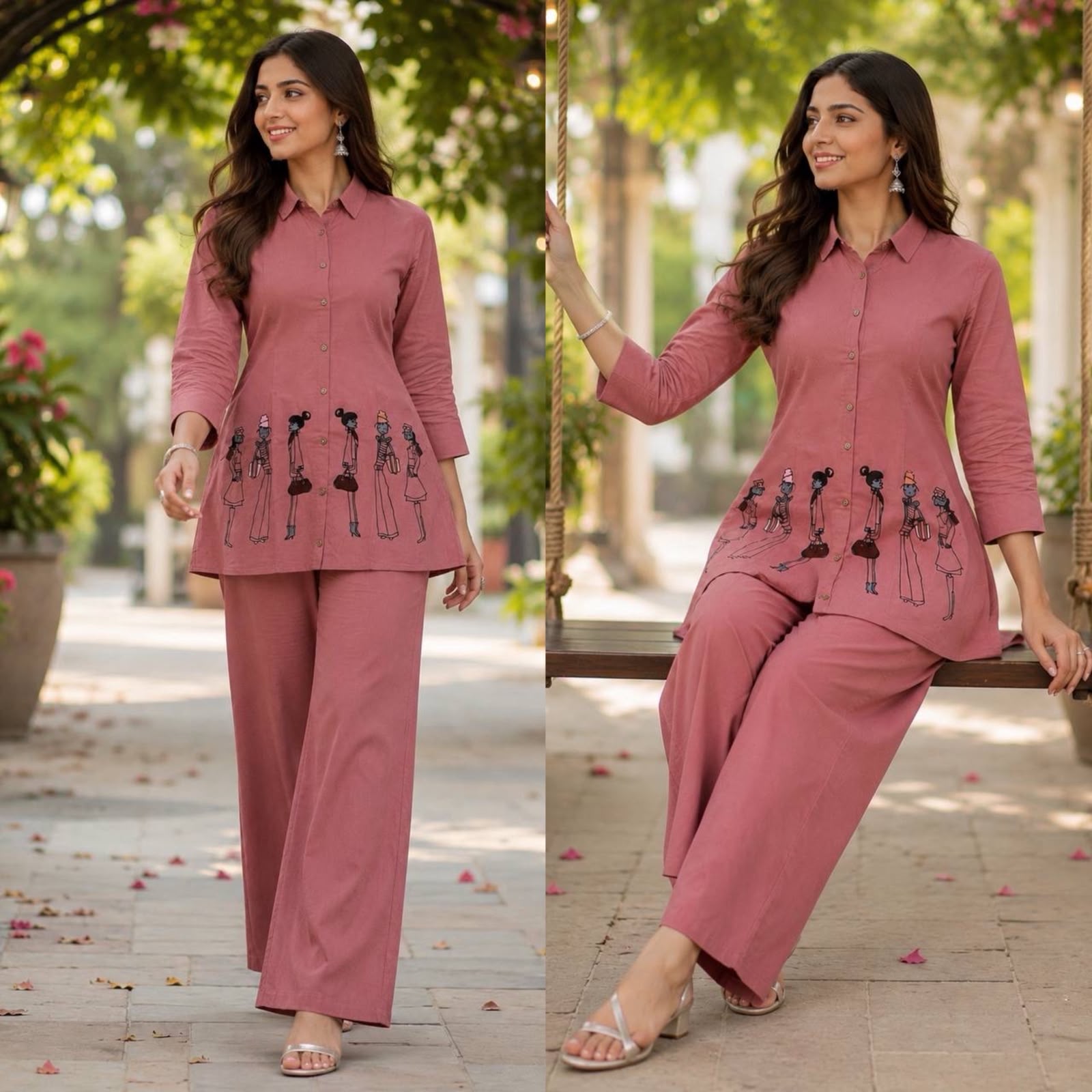 FVD Taj Vol 2 Dhabu Cotton Kurti Pant Set - view 6