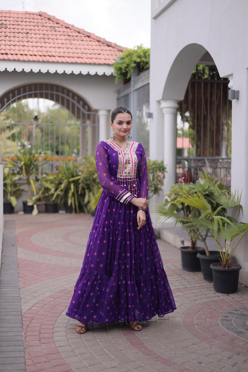 KA 1265 Laheriya Gown - view 4