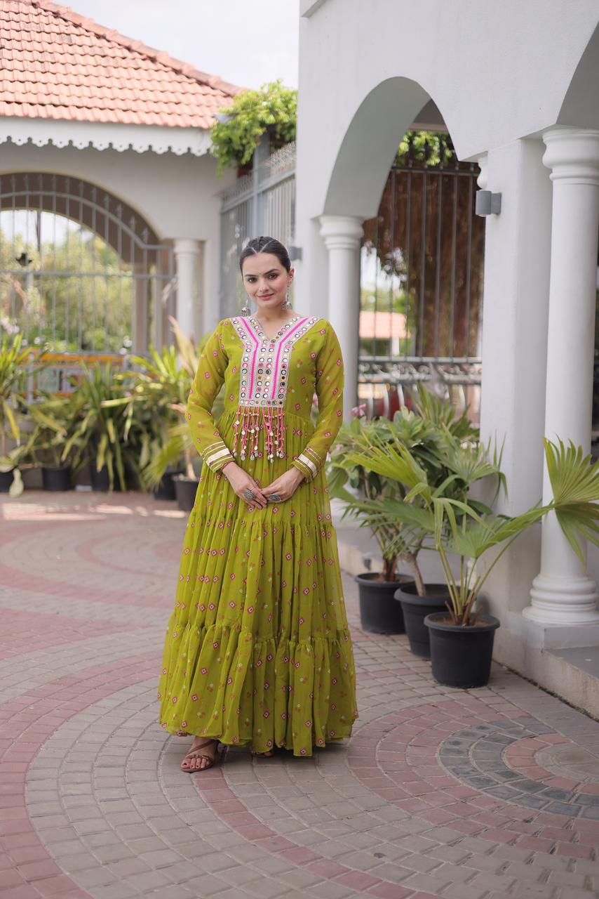 KA 1265 Laheriya Gown - view 6