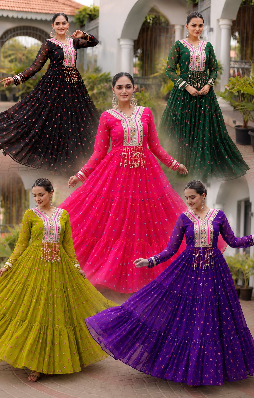 KA 1265 Laheriya Gown - view 7