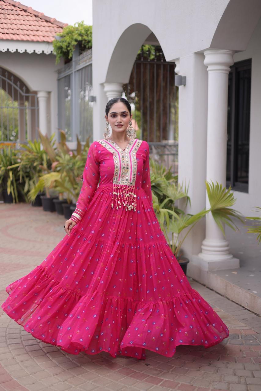 KA 1265 Laheriya Gown Design - view 2