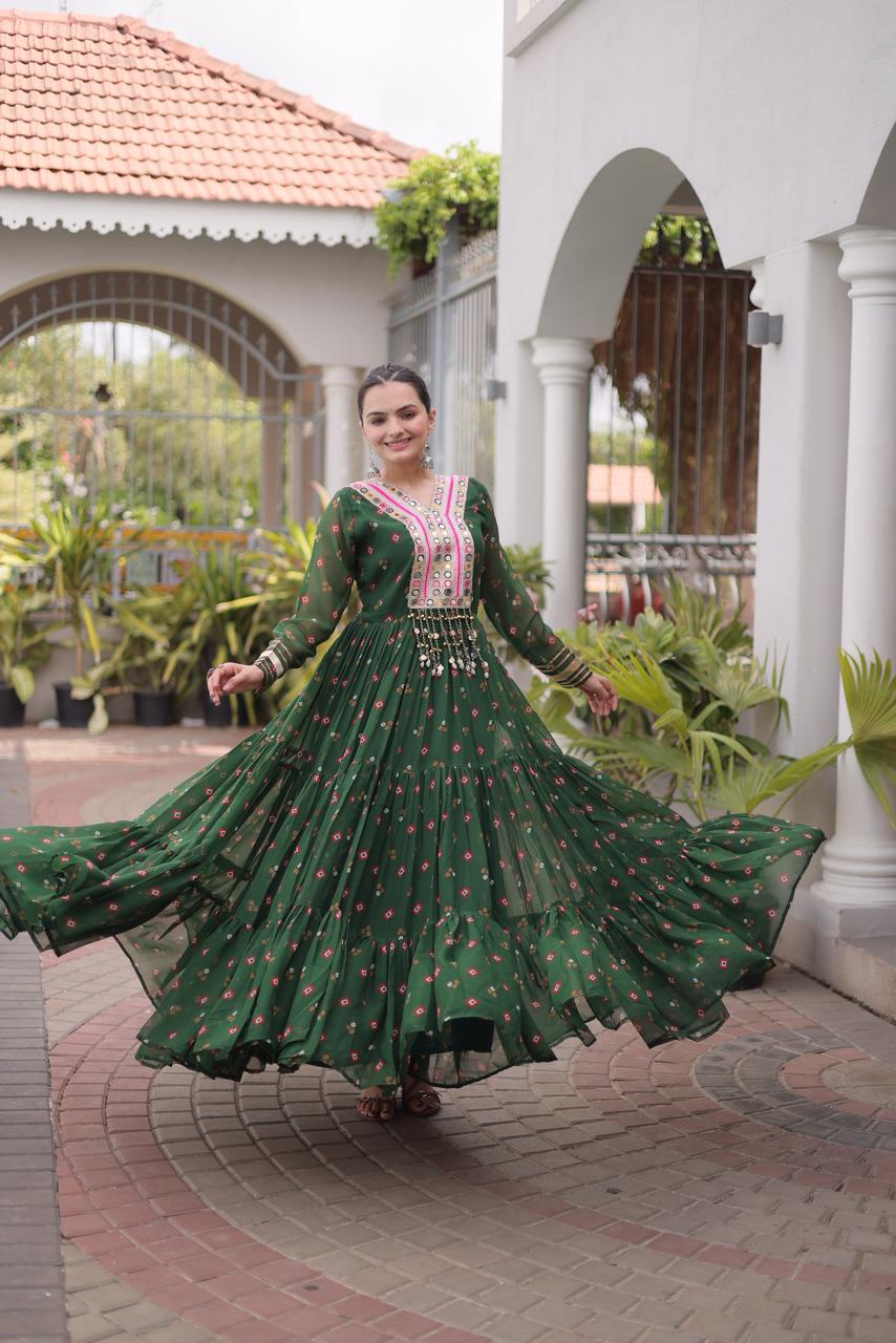 KA 1265 Laheriya Gown Design - view 3