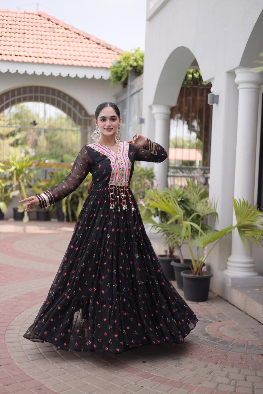 KA 1265 Laheriya Gown Design - view 5