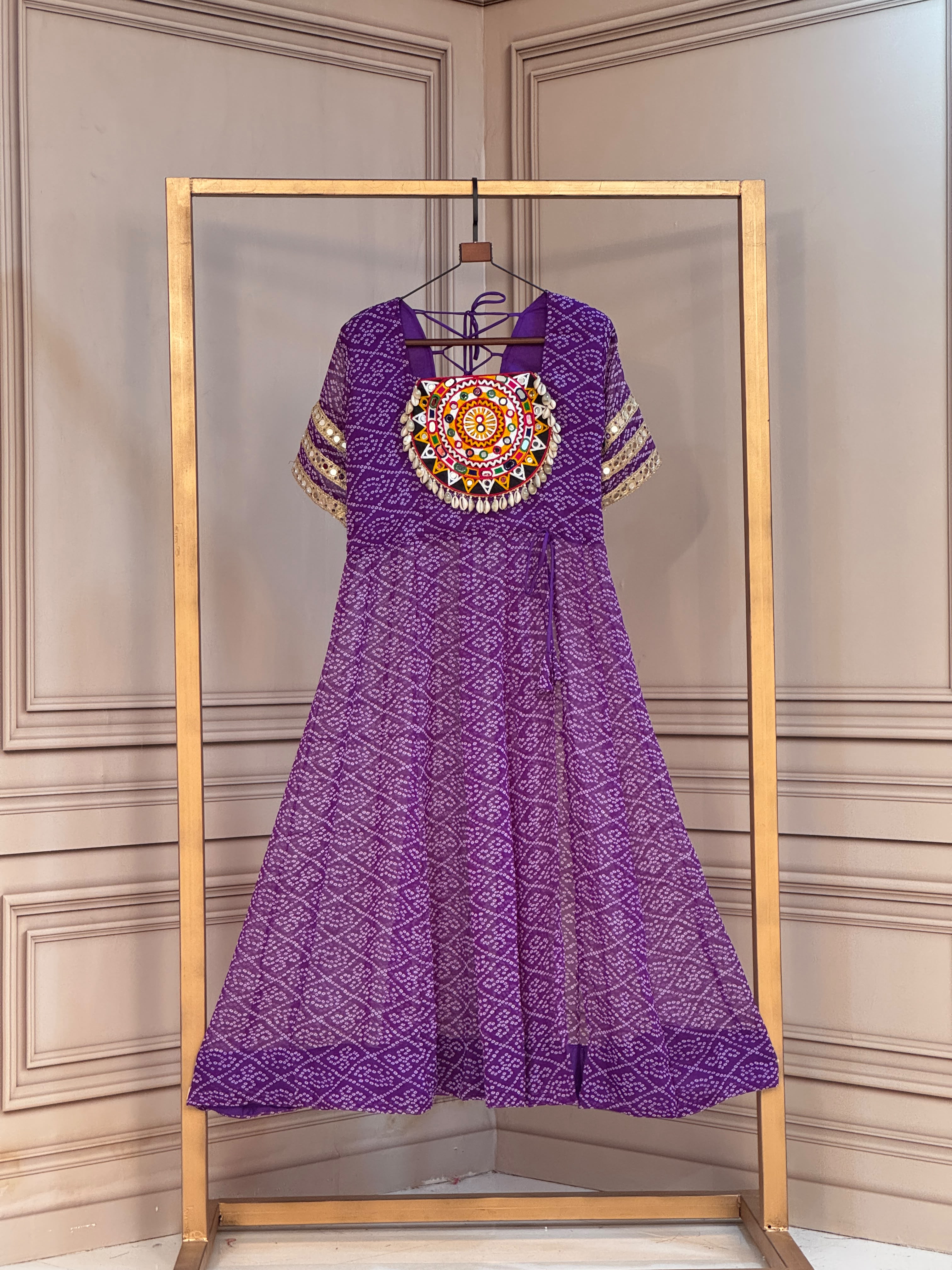 KA 1266 Bandhani Kurtis - view 3