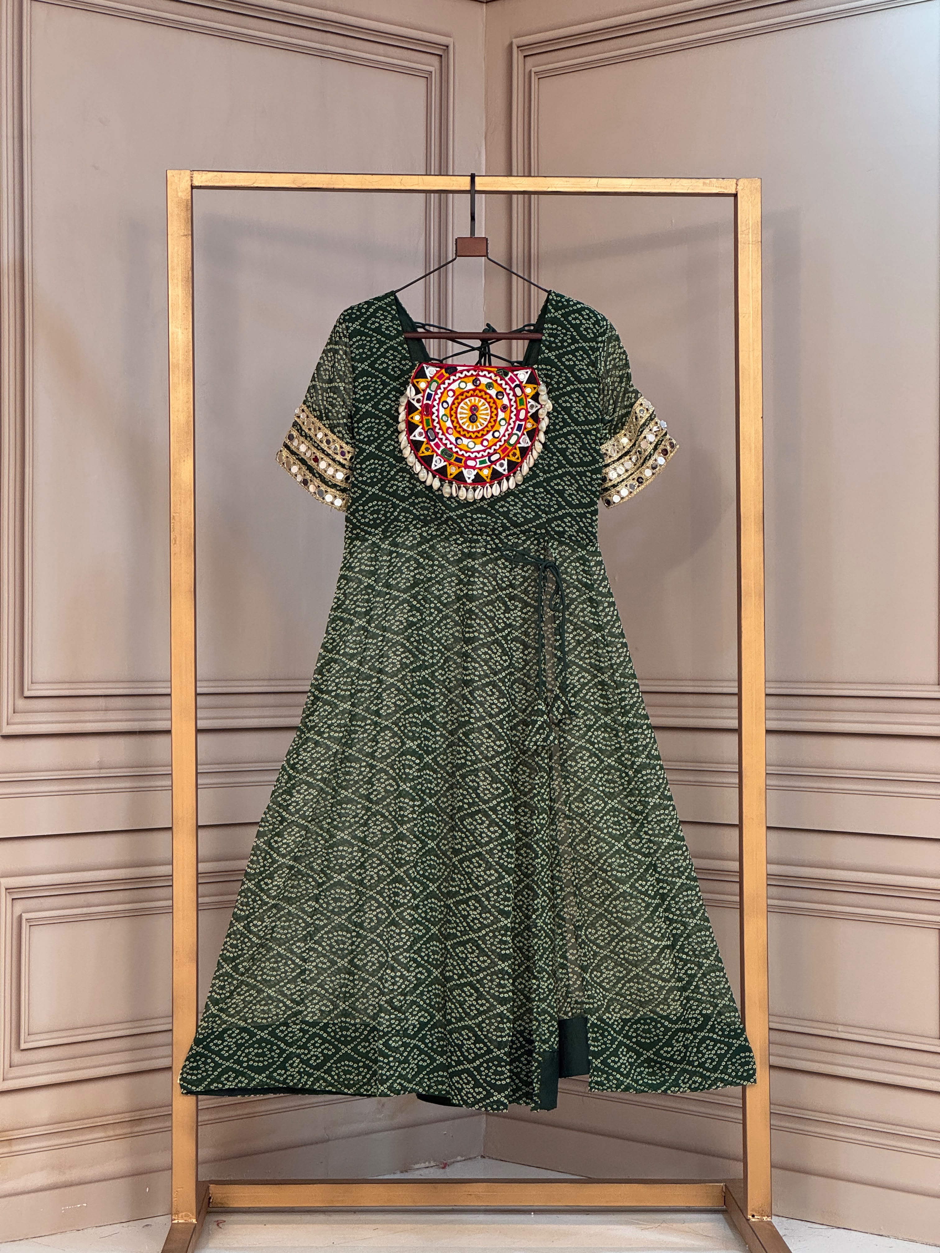 KA 1266 Bandhani Kurtis - view 4