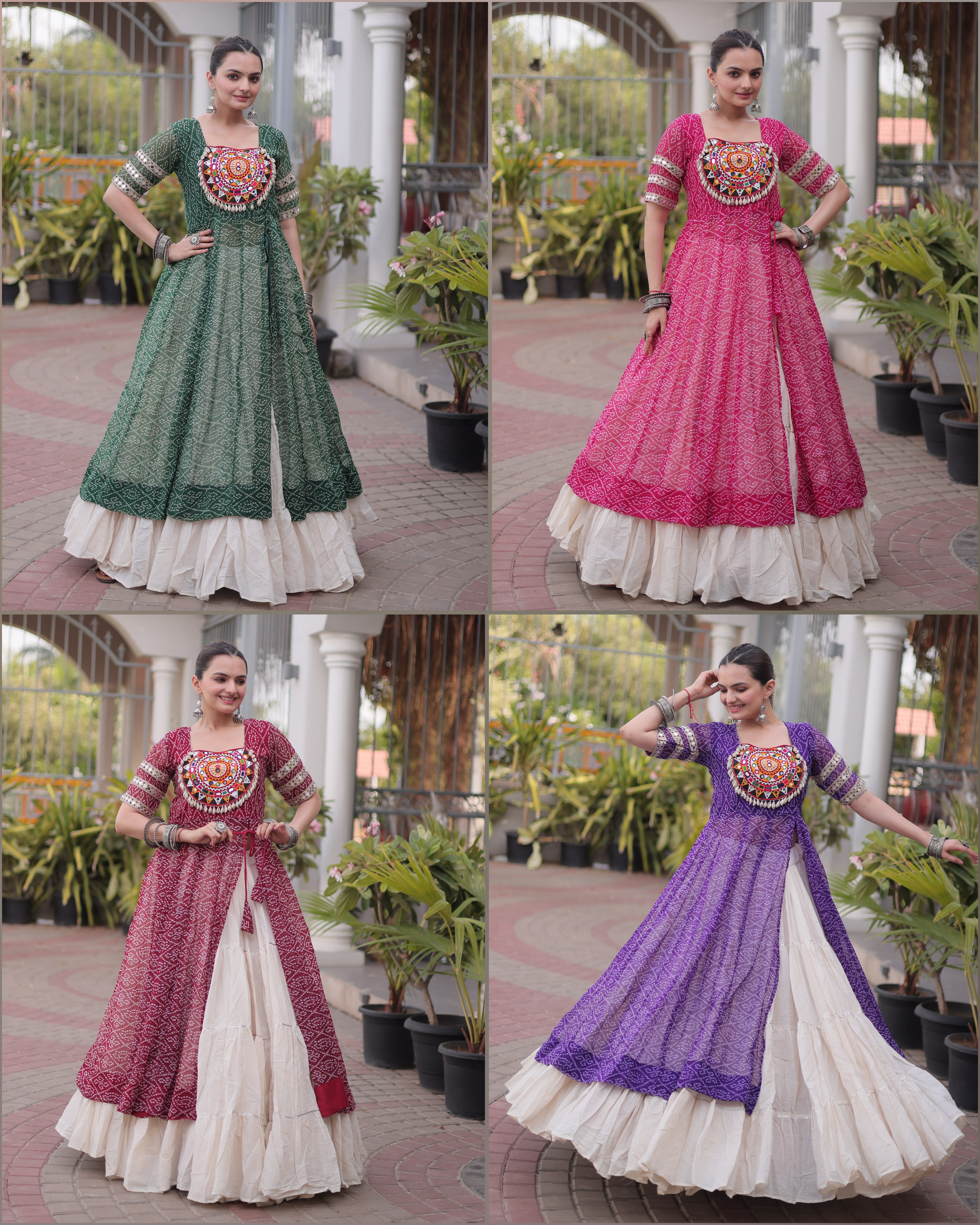 KA 1266 Bandhani Lehenga Choli - view 6
