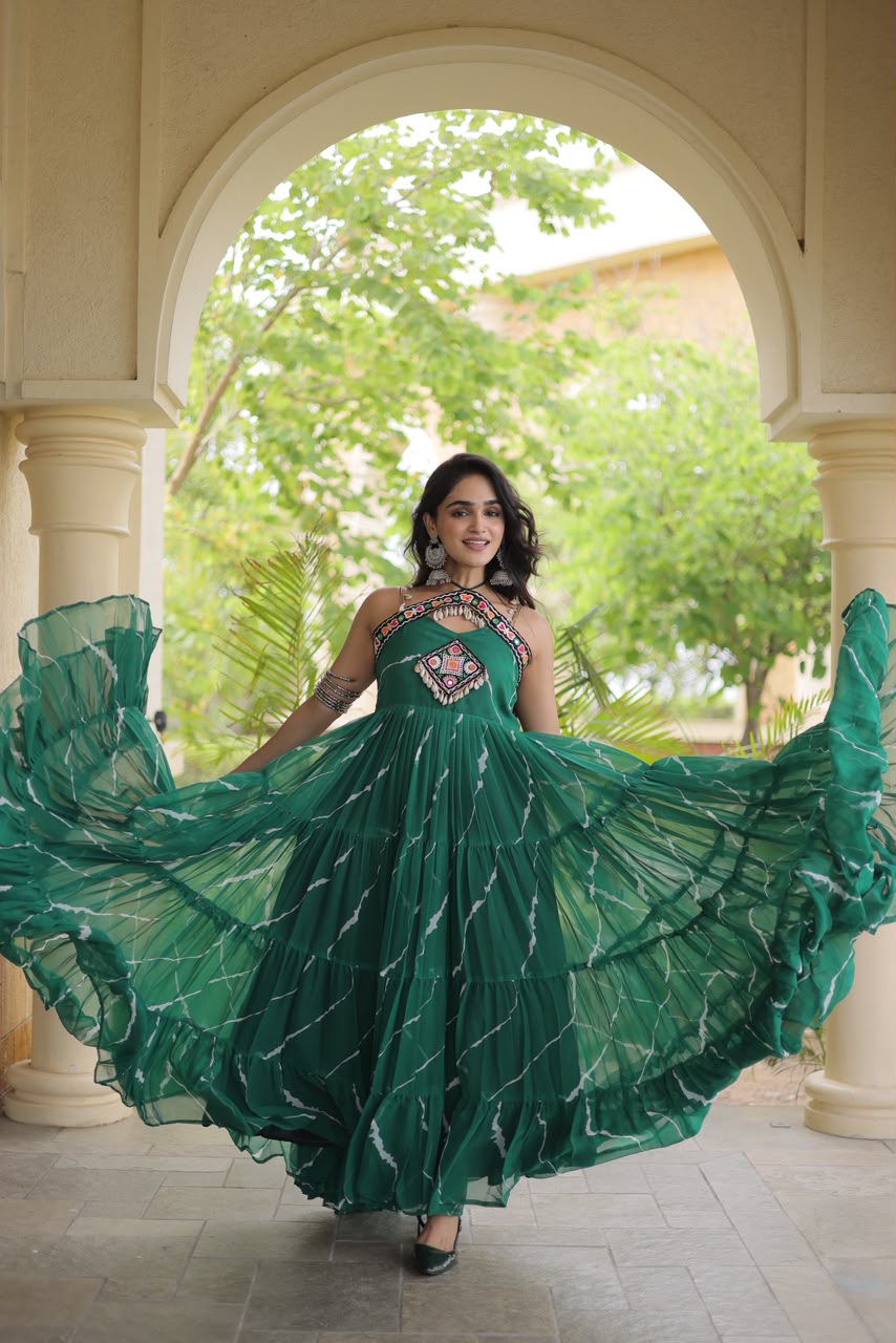 KA 1270 Laheriya Gown Design - view 3