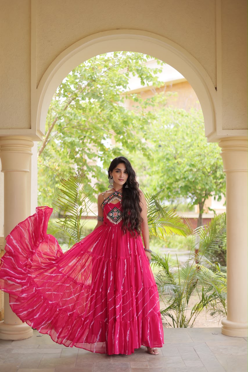 KA 1270 Laheriya Gown Design - view 4