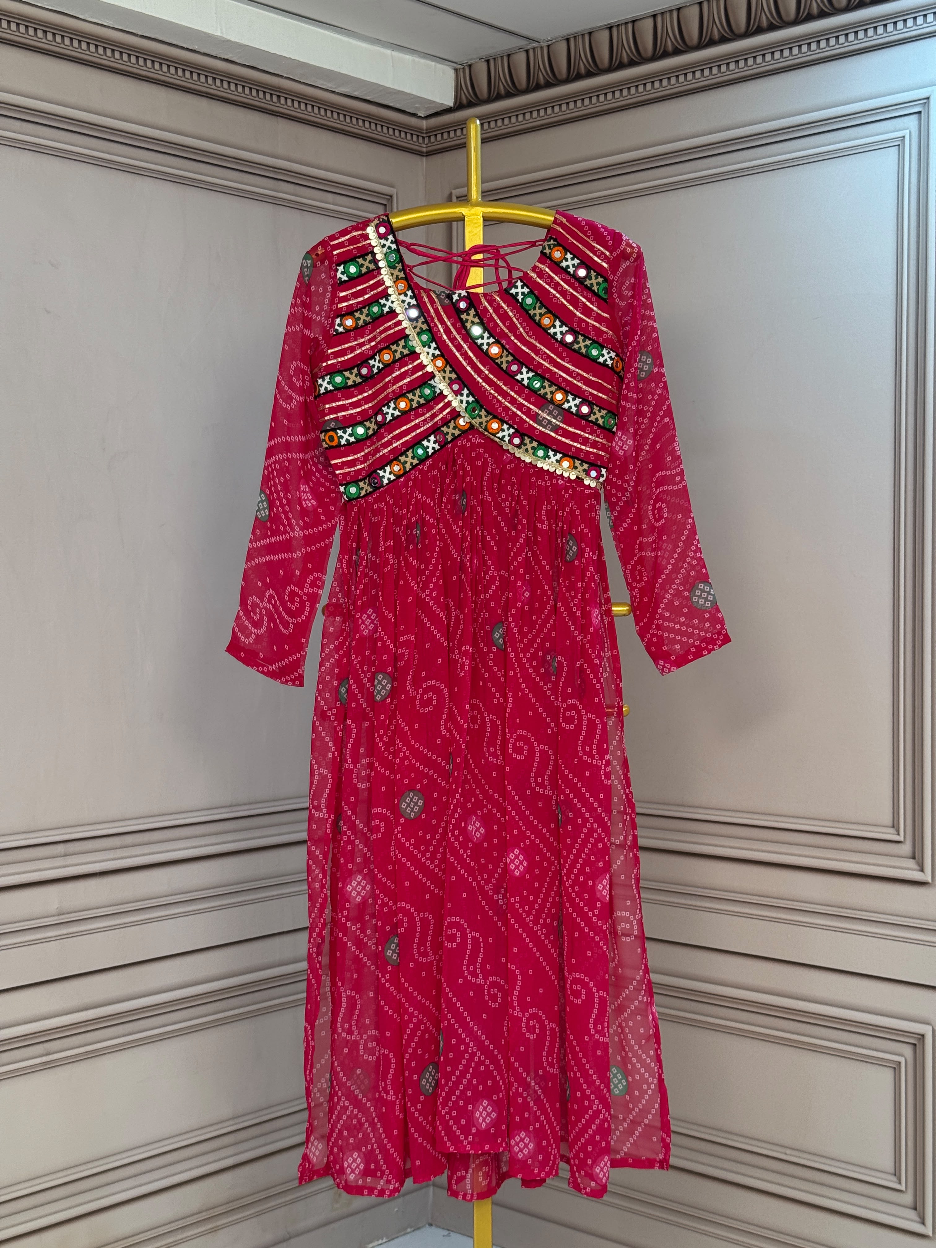 KA 1272 Bandhani Kurtis - view 2