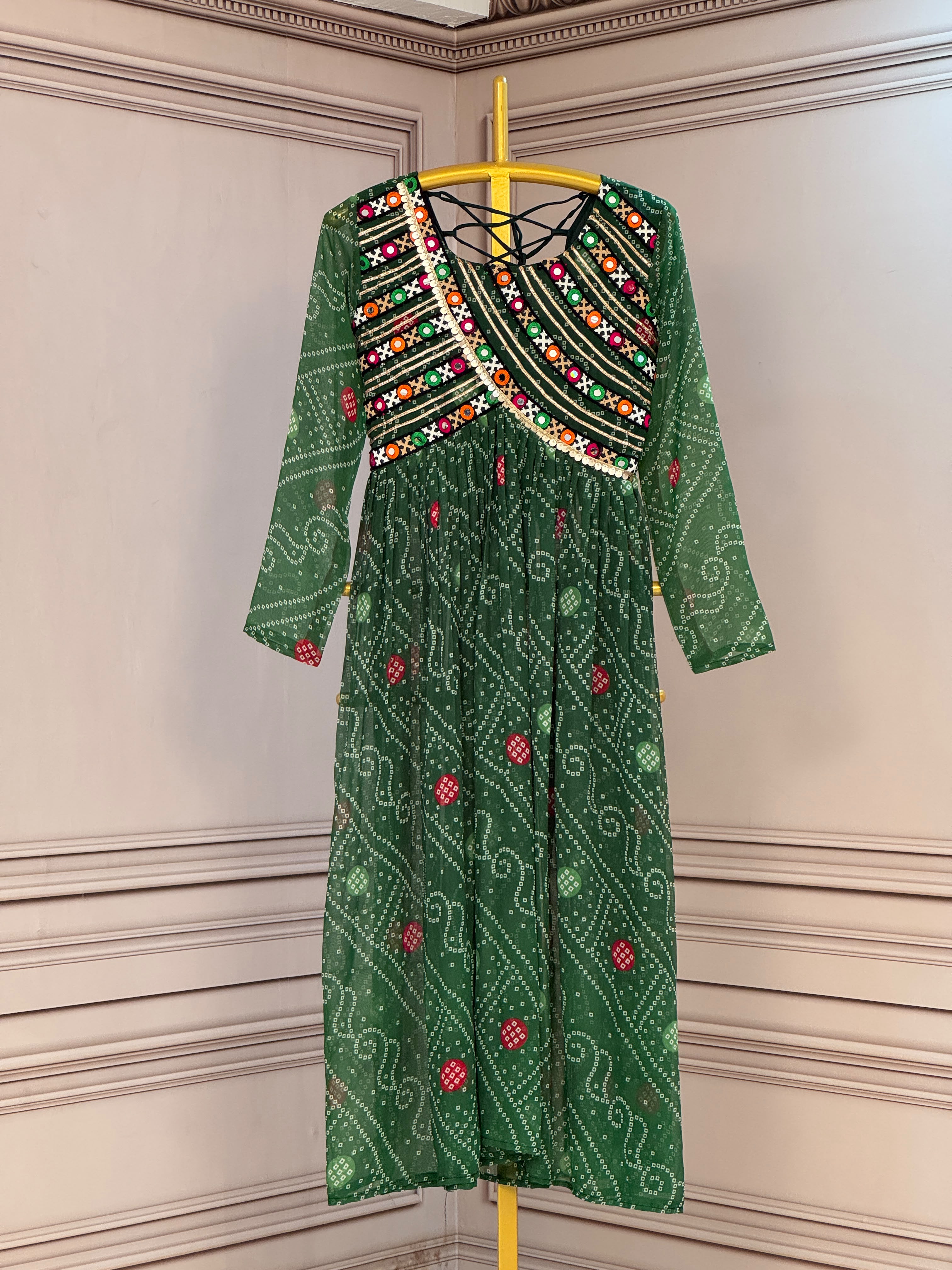 KA 1272 Bandhani Kurtis - view 3